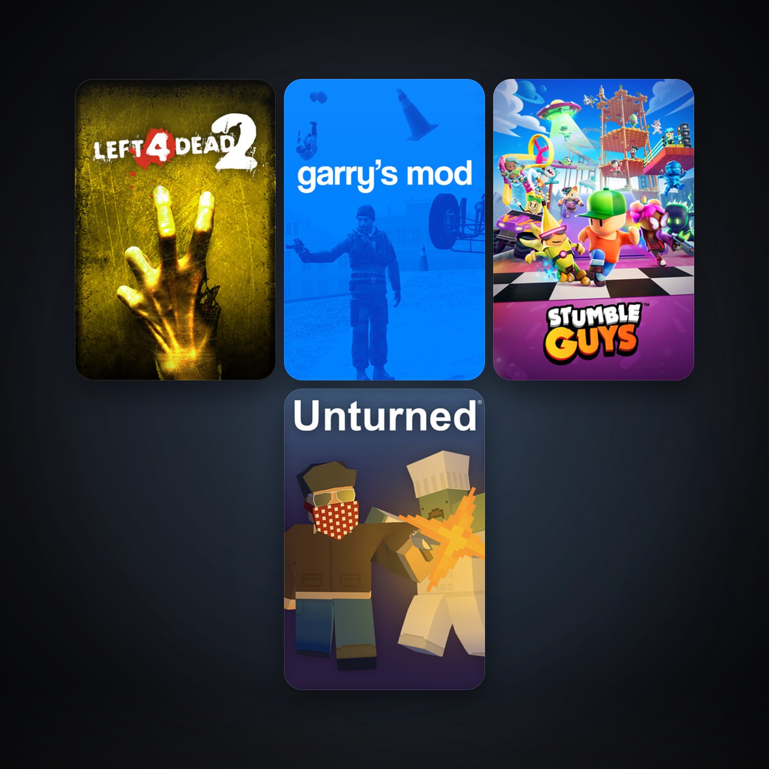 Left 4 Dead 2 + Garry's Mod, 13 games, clean — HabibiAccounts