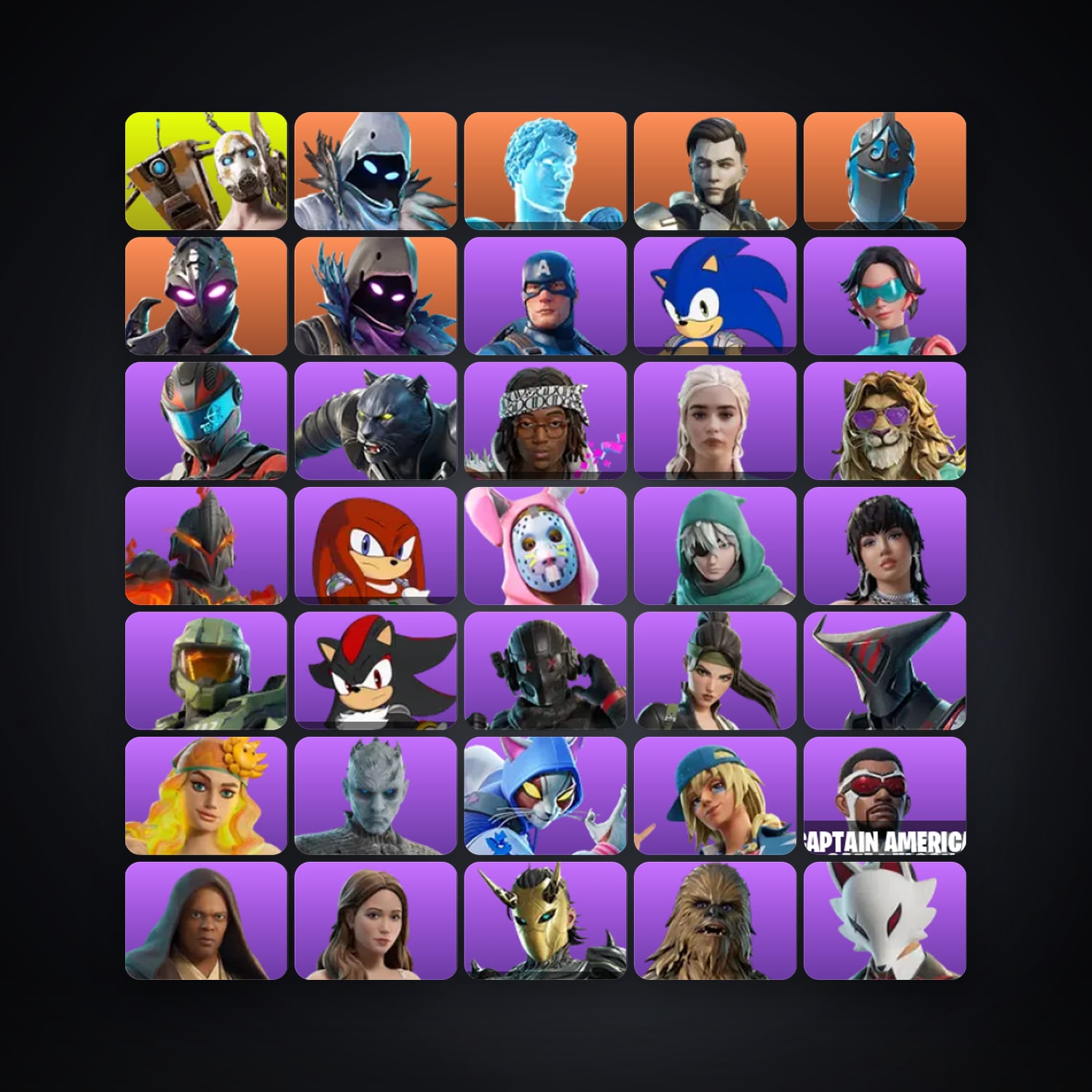 Fortnite account with Raven & Psycho Bandit — 215 skins — 1K V-Bucks — lvl 1246 — HabibiAccounts