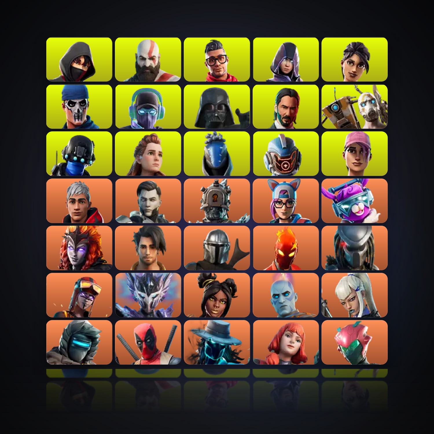 Fortnite | 643 Skins | 150 V-Bucks | Level 4180 | 263 Wins — HabibiAccounts