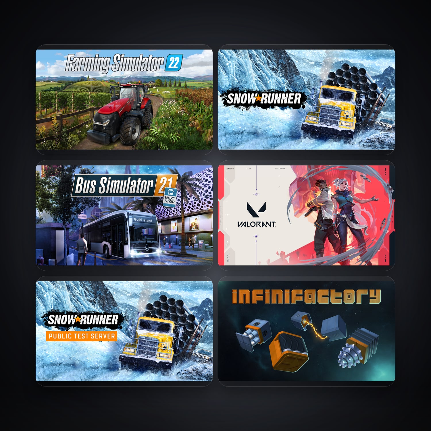 هالحساب إبك فيه Farming Simulator 22 وSnowRunner، HU، 12 ألعاب — HabibiAccounts