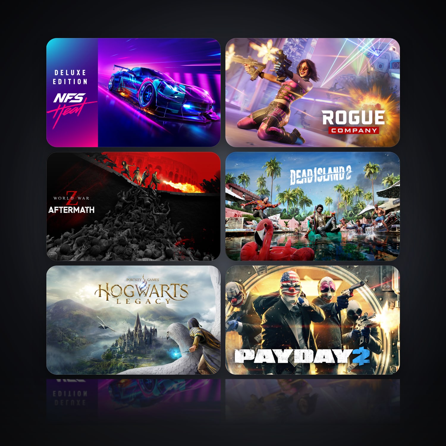 Need for Speed Heat Deluxe Edition & Rogue Company | 26 Games — HabibiAccounts