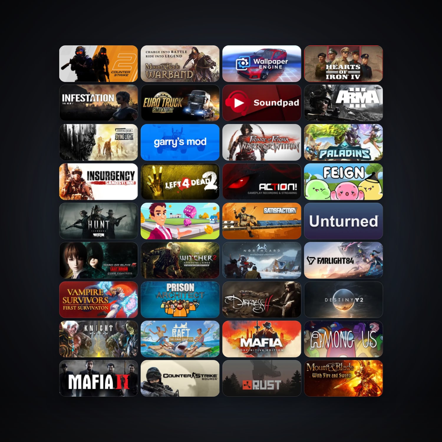 Steam 222 games, Steam 30, clean — HabibiAccounts