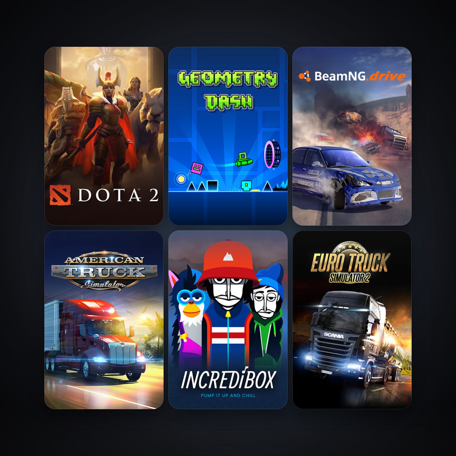 Dota 2 + Euro Truck Simulator 2, 13 games, clean — HabibiAccounts
