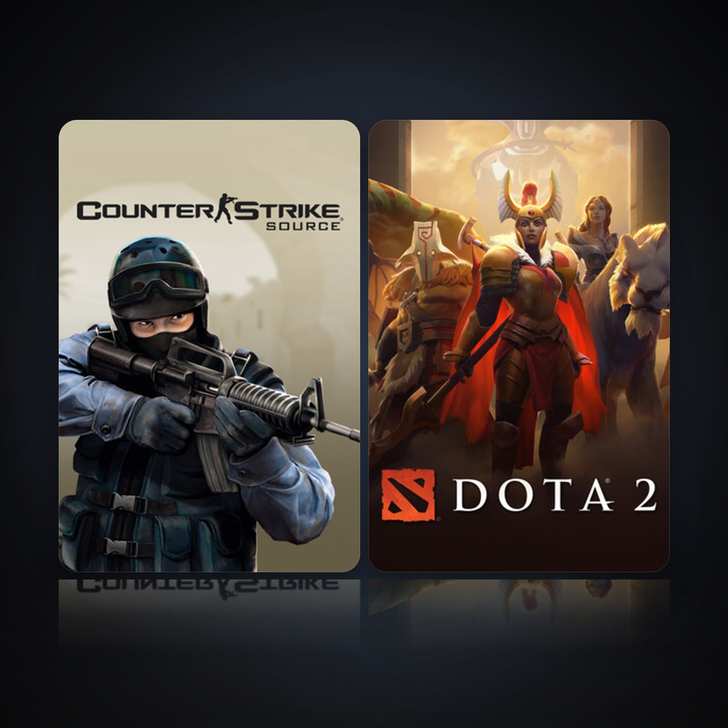 هالحساب ستيم فلين، Counter-Strike: Source وDota 2، 6 لعبة، صامد واضح — HabibiAccounts
