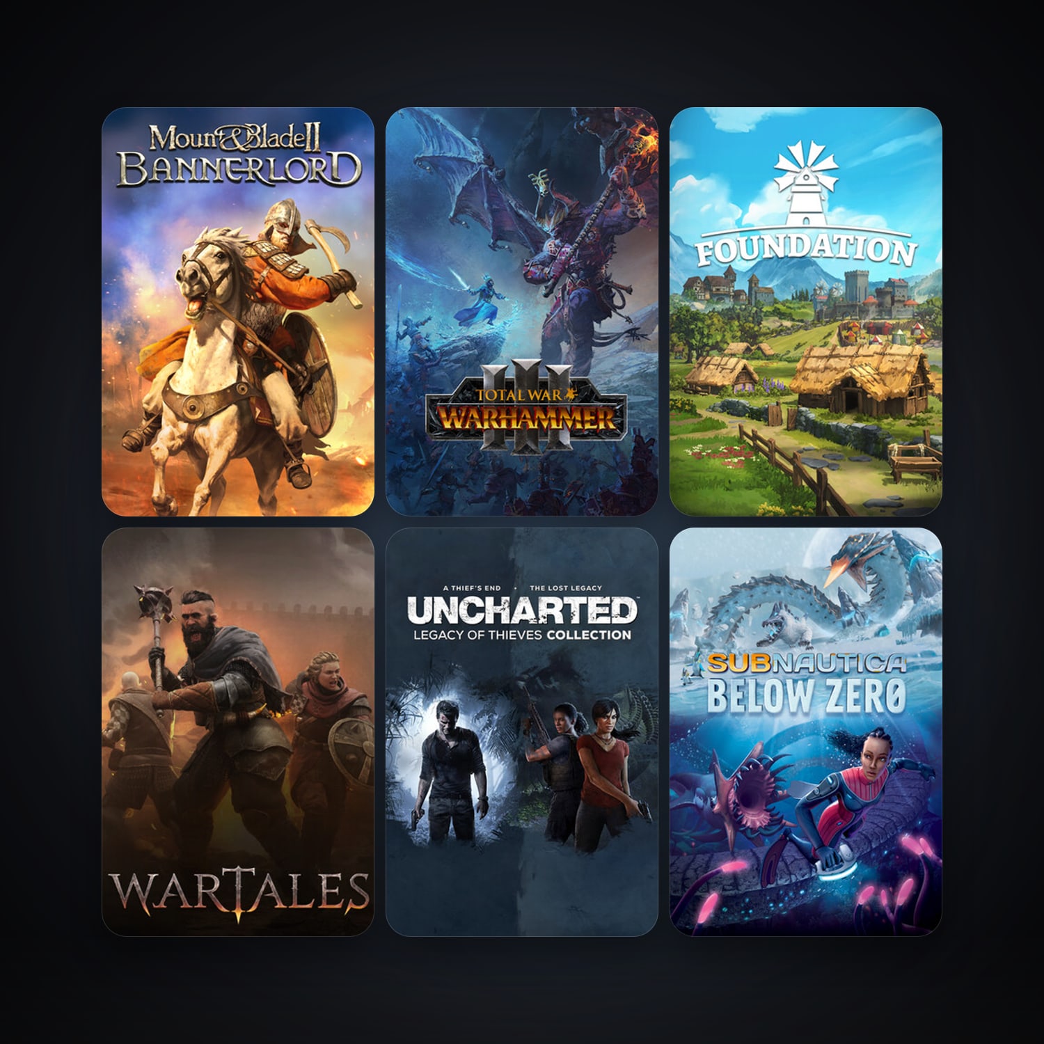 Mount & Blade II: Bannerlord + Foundation, 26 games, Steam 11, clean — HabibiAccounts