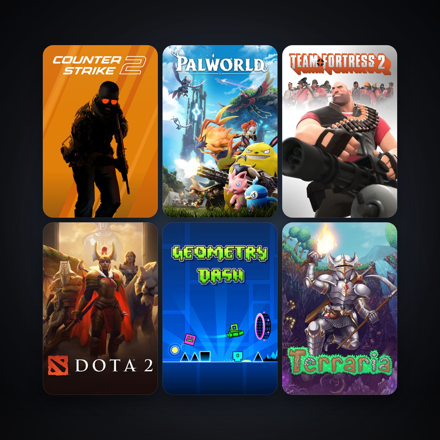 Team Fortress 2 + Dota 2, 77 games, Steam 20, clean — HabibiAccounts