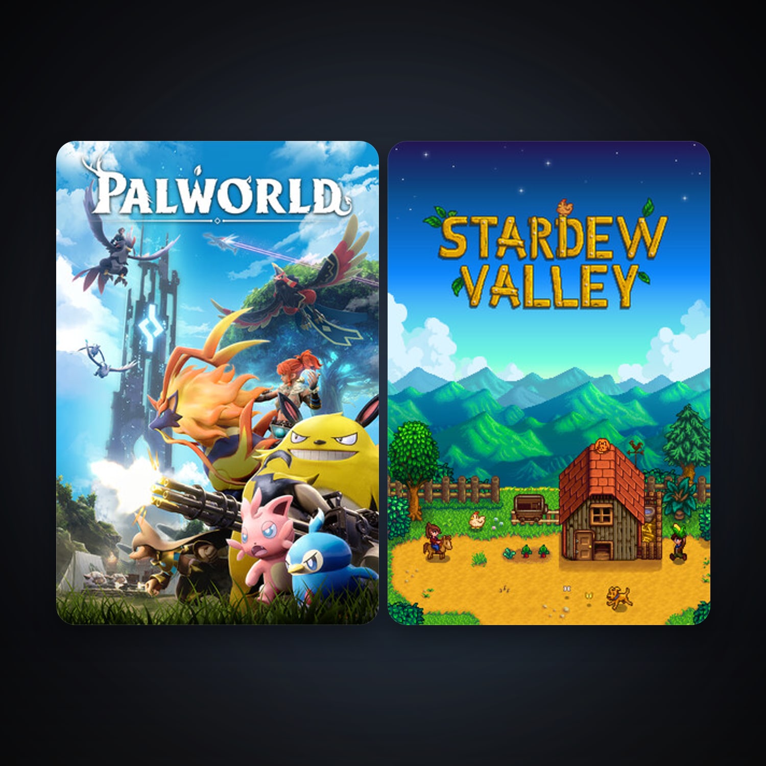هالحساب ستيم فلين، Stardew Valley وPalworld، 4 لعبة، صامد واضح — HabibiAccounts
