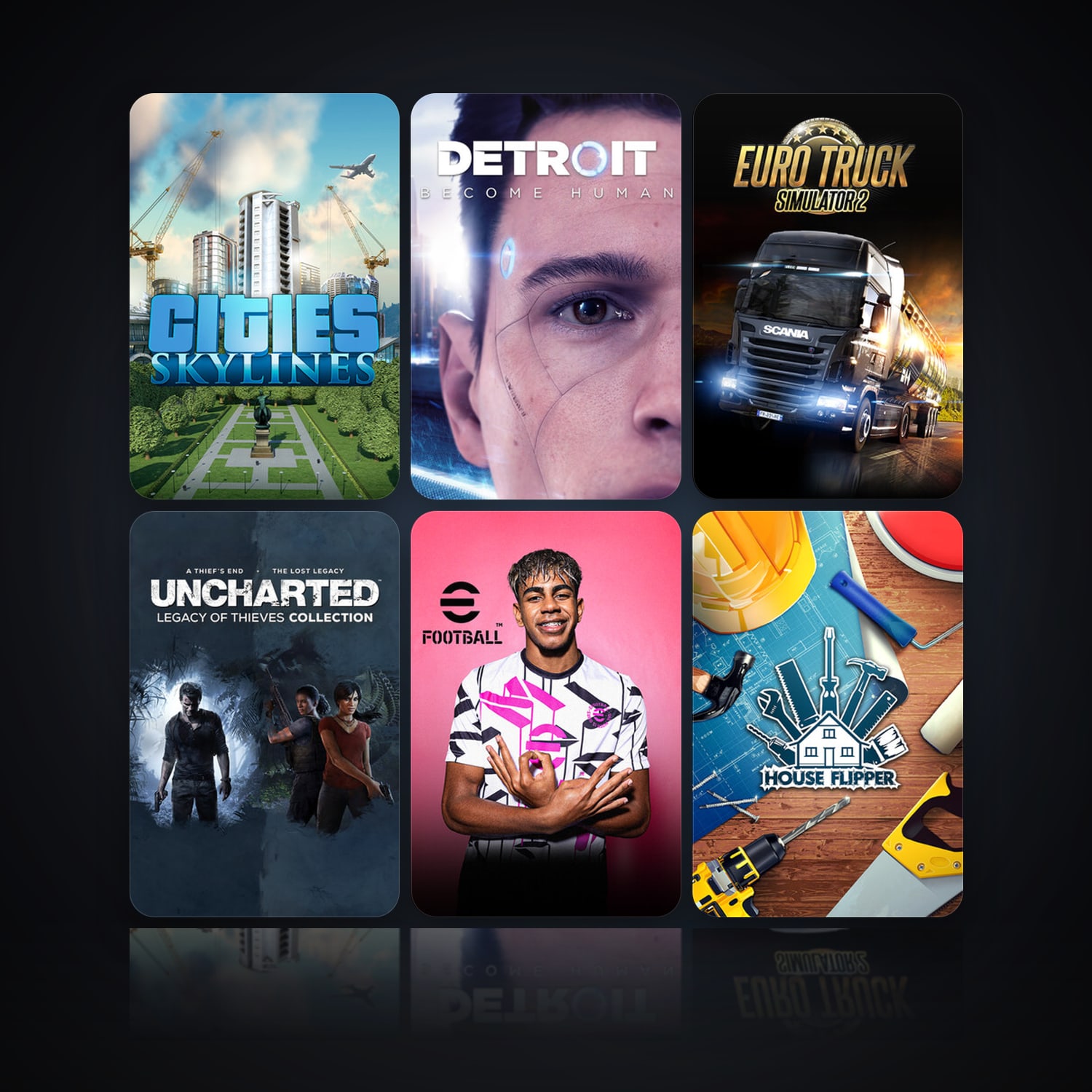Cities: Skylines & Detroit: Become Human | 26 Games | Clean — HabibiAccounts