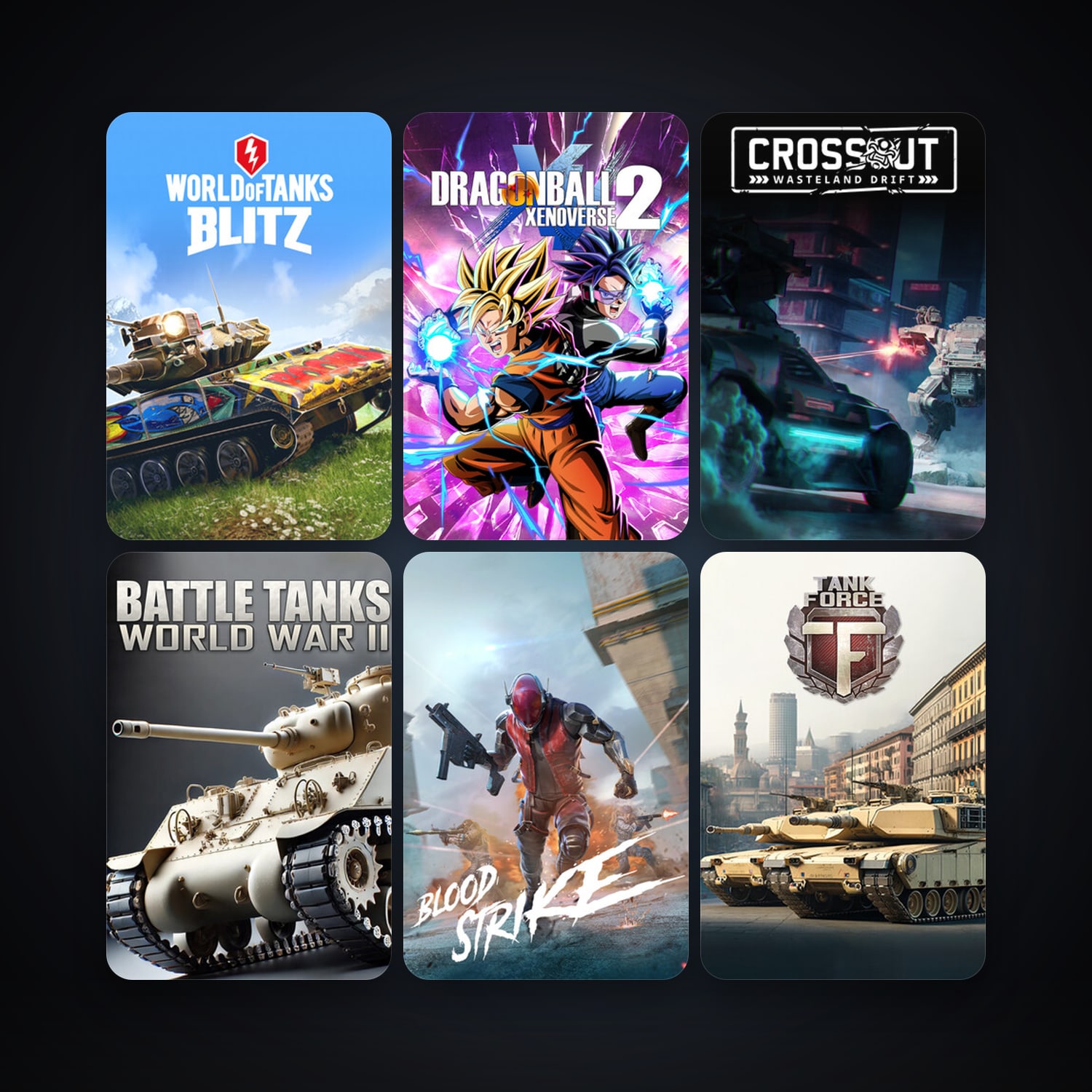 Crossout + World of Tanks Blitz, 13 games, clean — HabibiAccounts