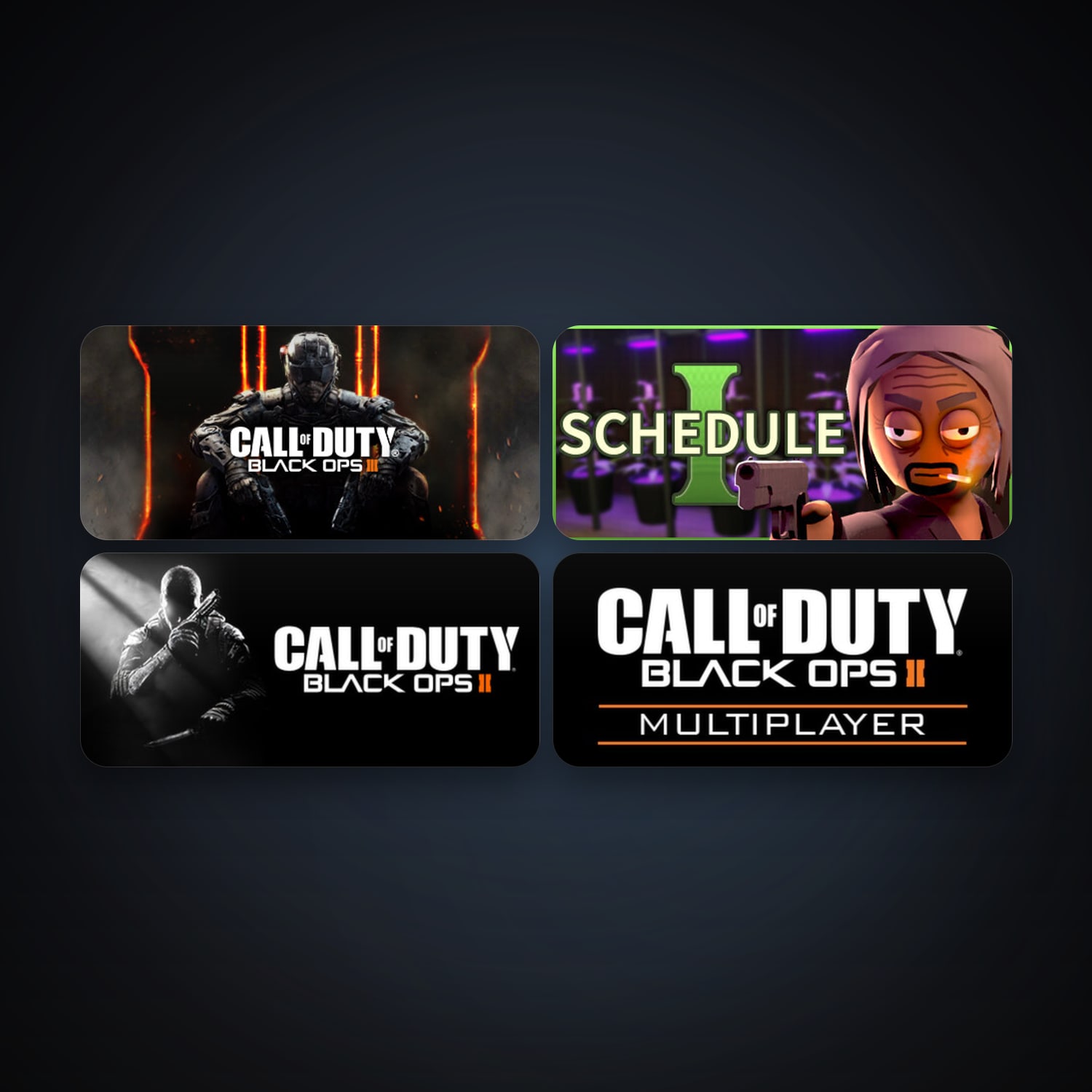 هالحساب ستيم فلين، Call of Duty: Black Ops II وCall of Duty: Black Ops II - Multiplayer، 6 لعبة، صامد واضح — HabibiAccounts