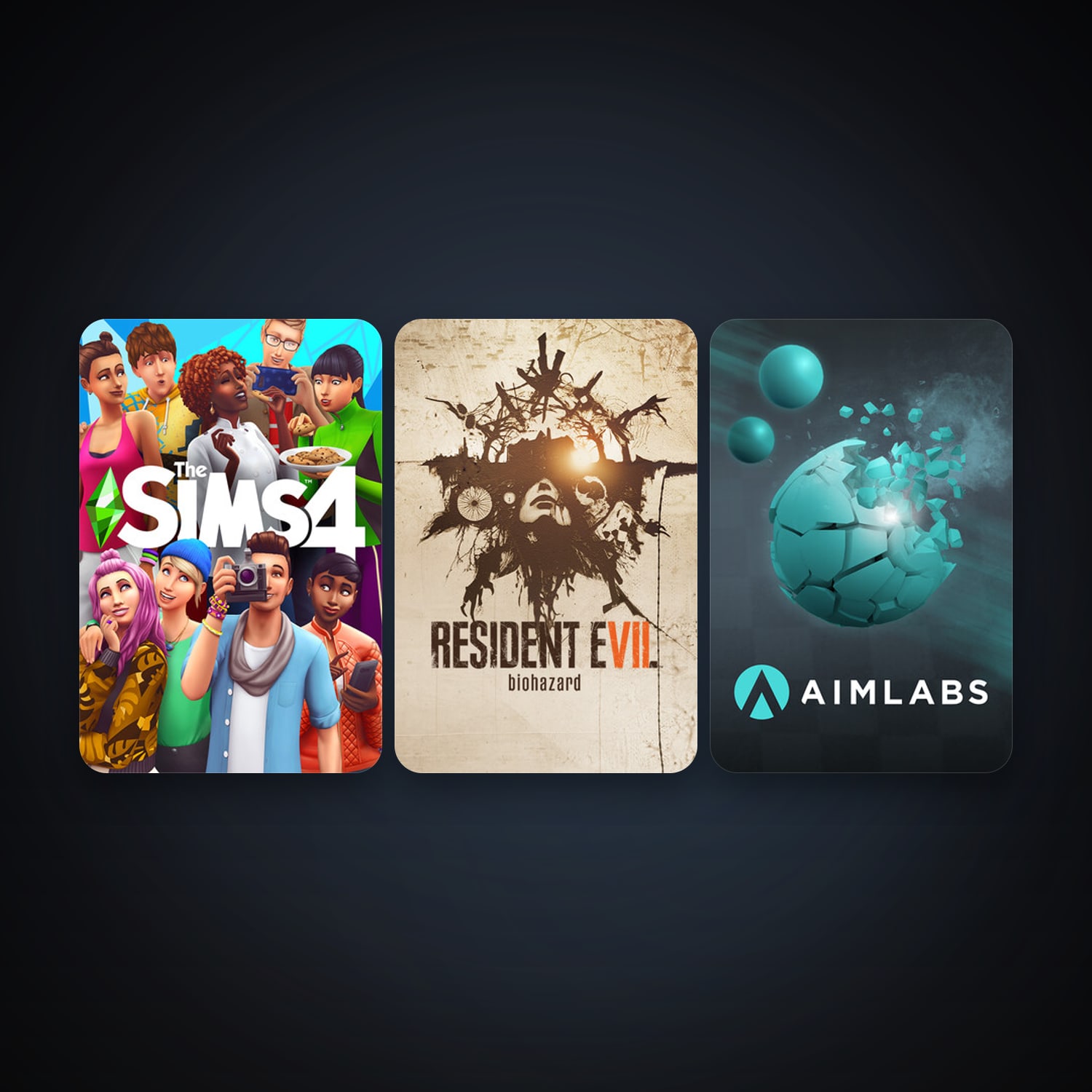 RESIDENT EVIL 7 biohazard / BIOHAZARD 7 resident evil + Aimlabs, 17 games, clean — HabibiAccounts