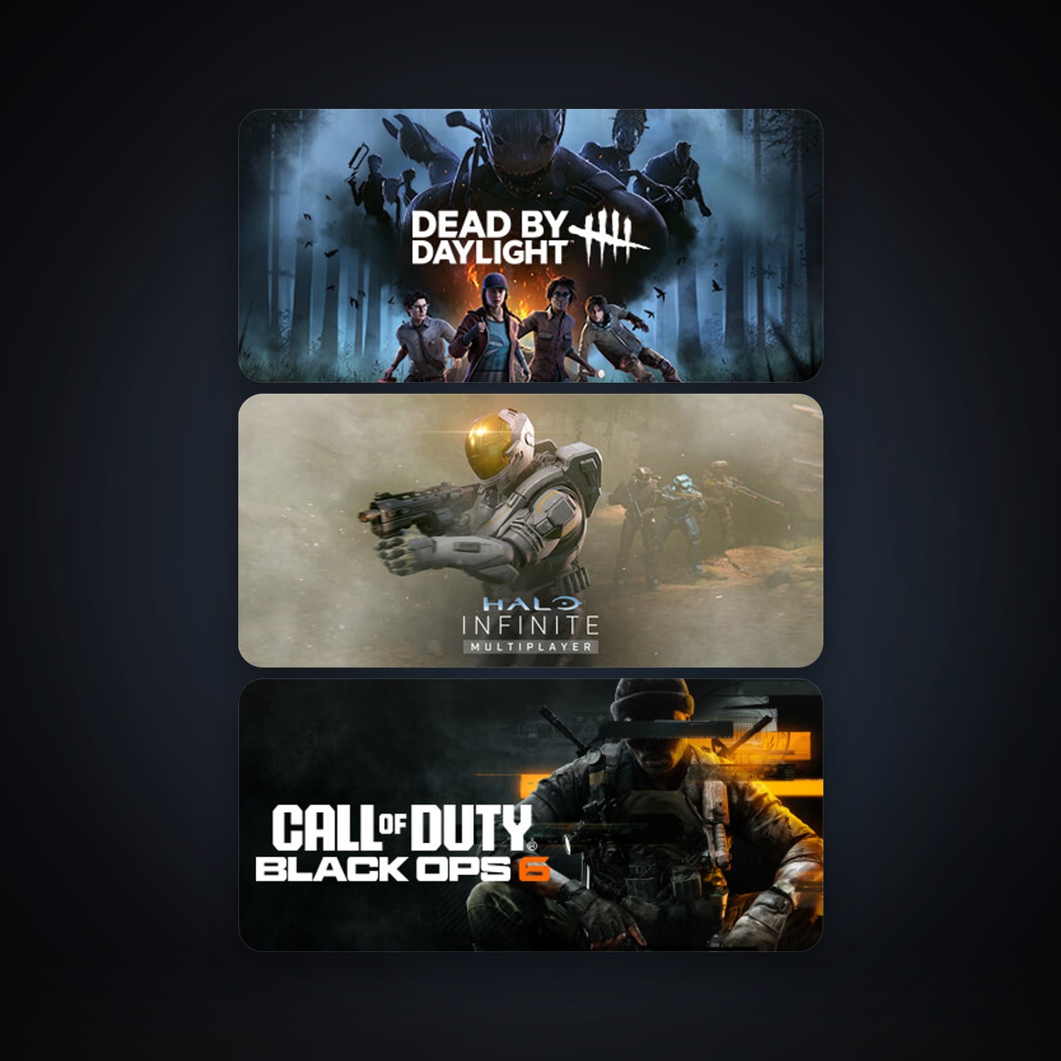Dead by Daylight + Halo Infinite, 5 games, clean — HabibiAccounts