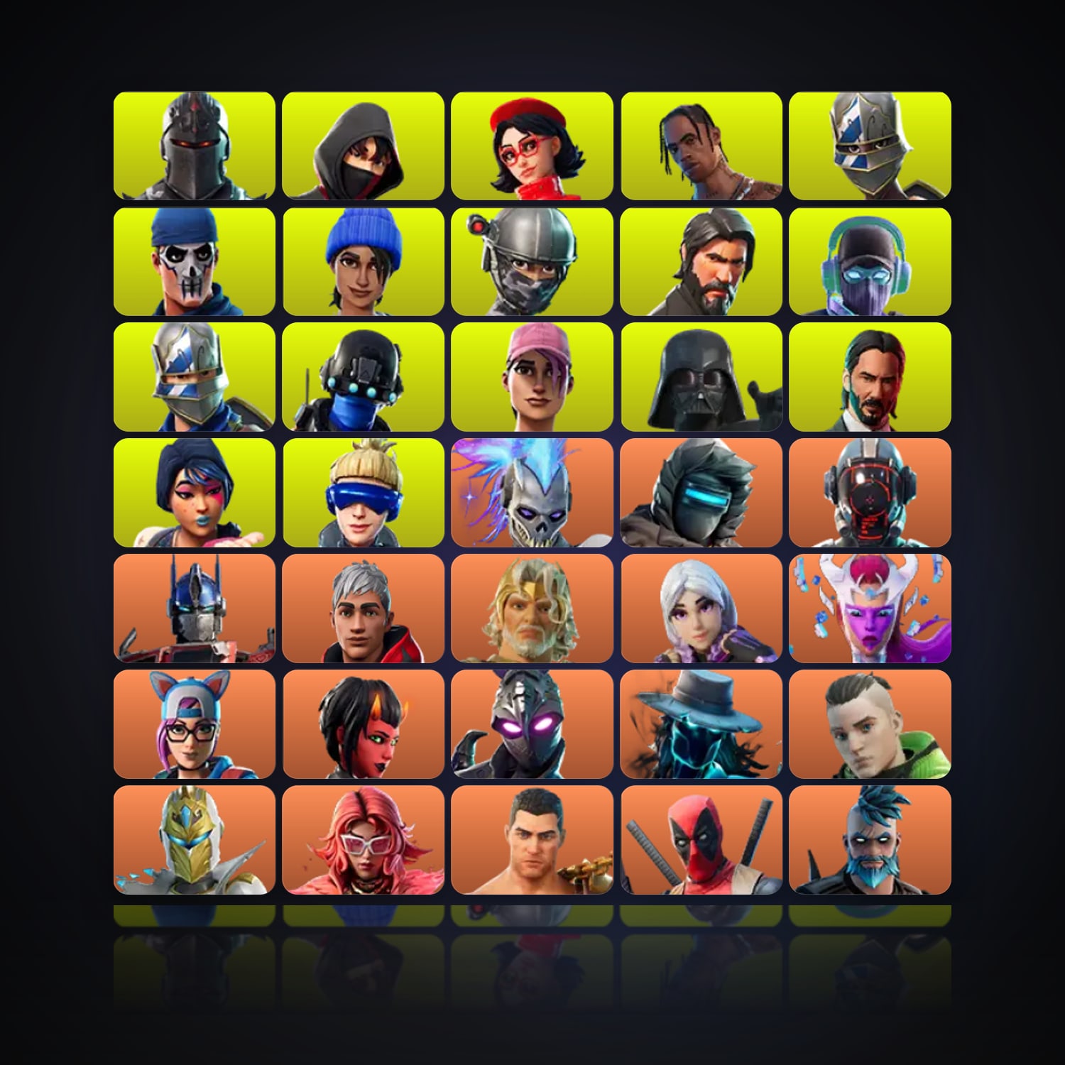 Fortnite | 662 Skins | 2.5K V-Bucks | Level 9608 | 6.6K Wins — HabibiAccounts