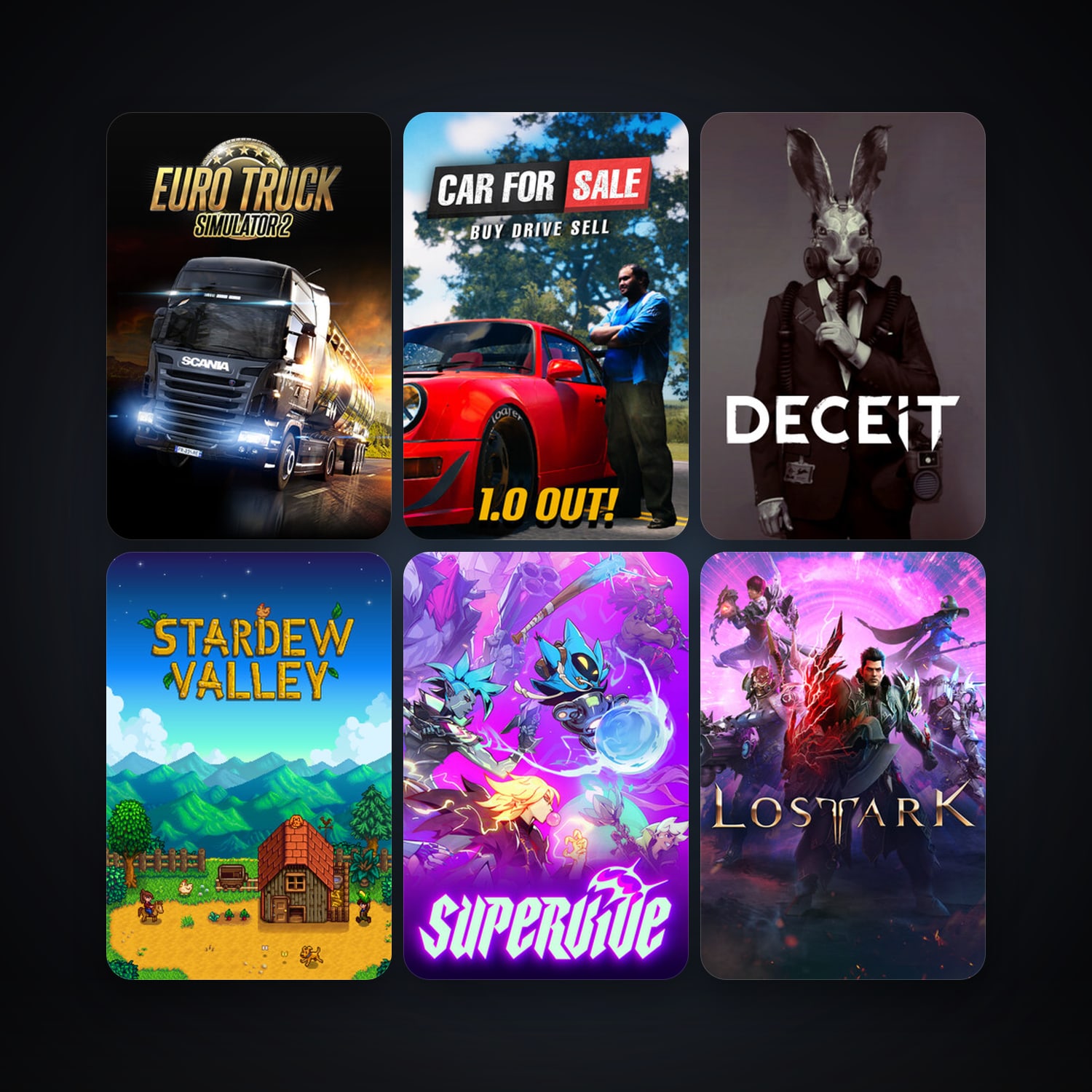 Free CS2 (No Prime) + Euro Truck Simulator 2, 18 games, clean — HabibiAccounts