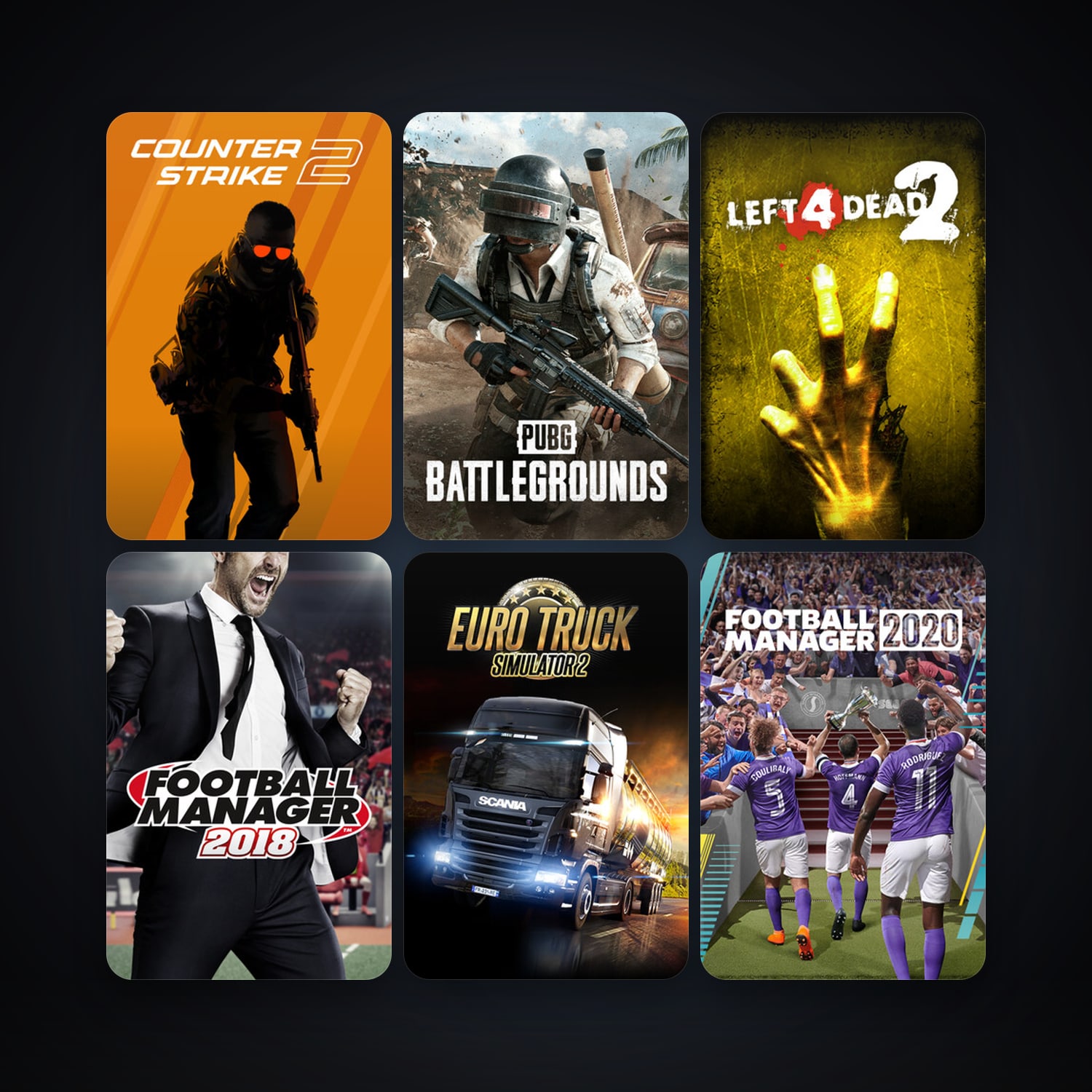 Left 4 Dead 2 + CS2 Prime, 22 games, clean — HabibiAccounts
