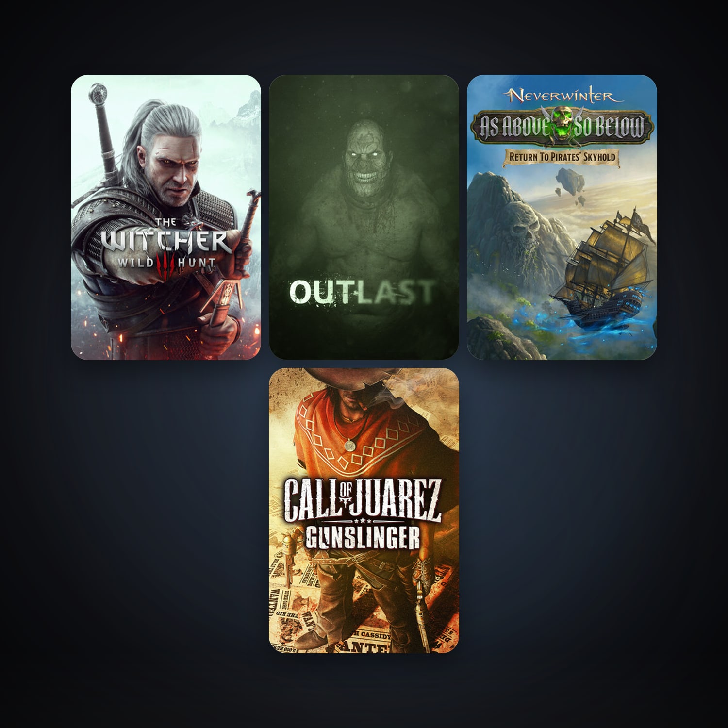 Neverwinter + Call of Juarez: Gunslinger, 14 games, clean — HabibiAccounts
