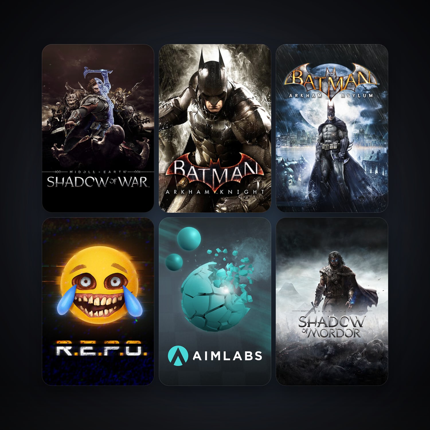 Batman: Arkham Asylum Game of the Year Edition + Batman: Arkham City - Game of the Year Edition, 17 games, clean — HabibiAccounts
