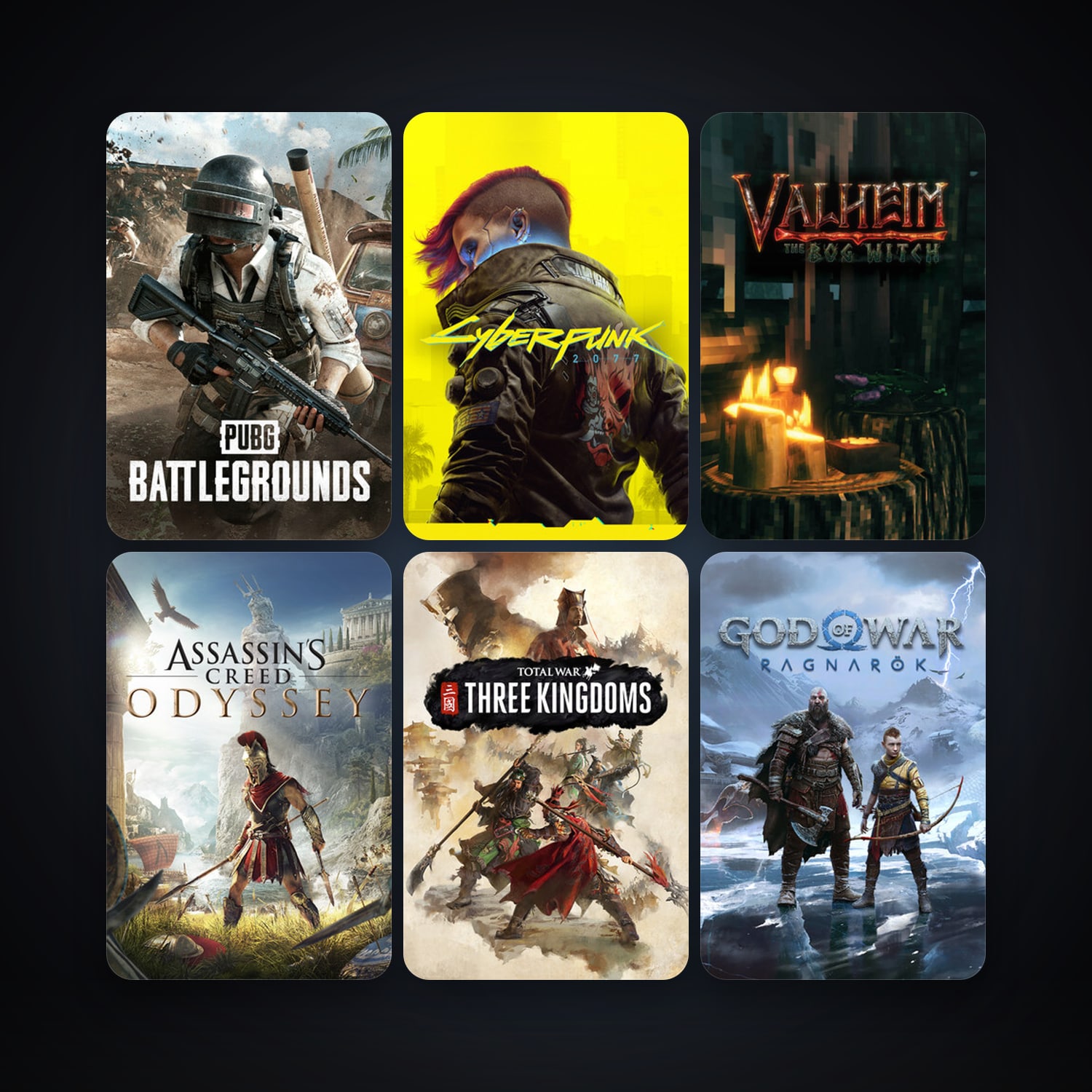 PUBG: BATTLEGROUNDS + Total War: THREE KINGDOMS, 21 games, clean — HabibiAccounts