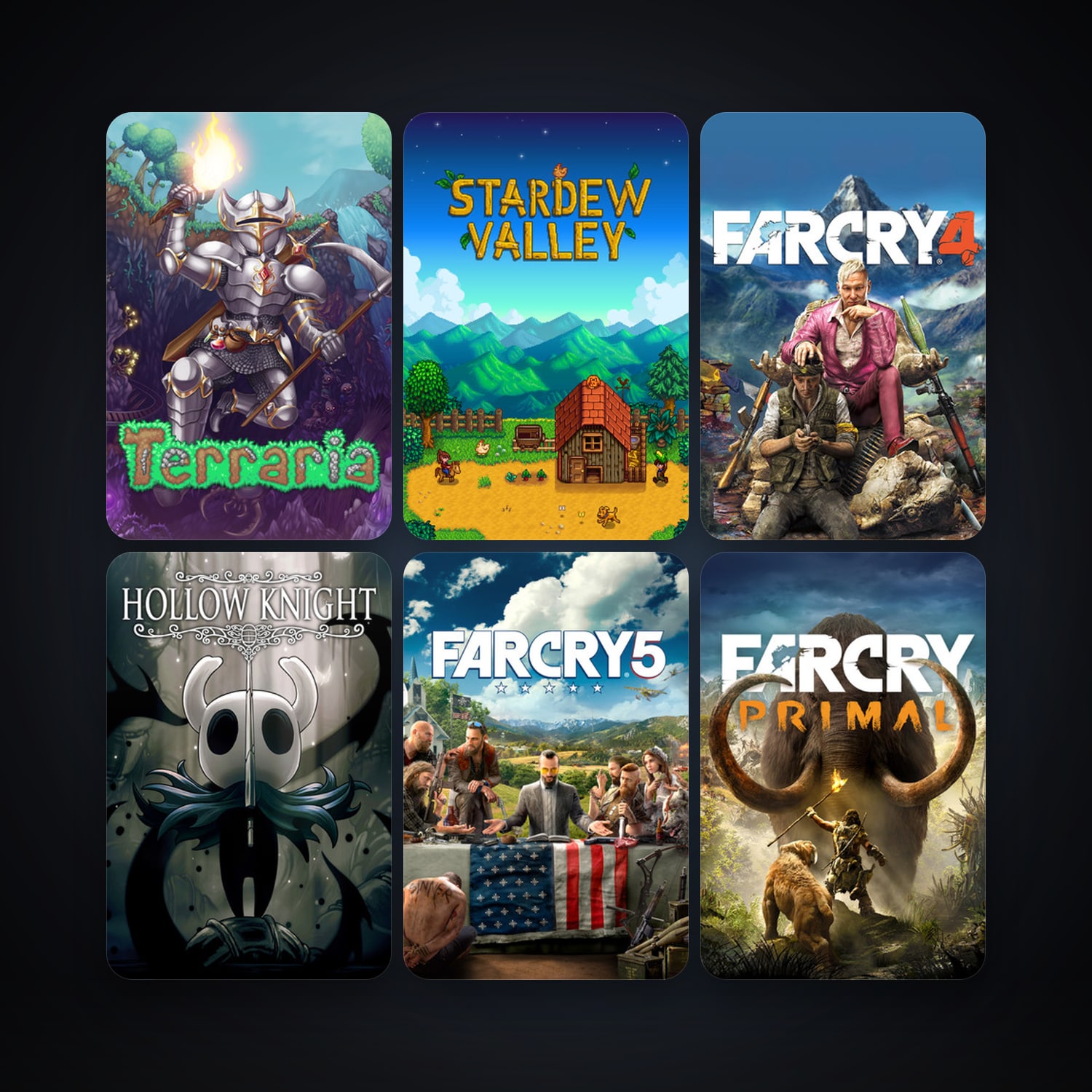 Terraria + Assassin's Creed Unity, 11 games, clean — HabibiAccounts