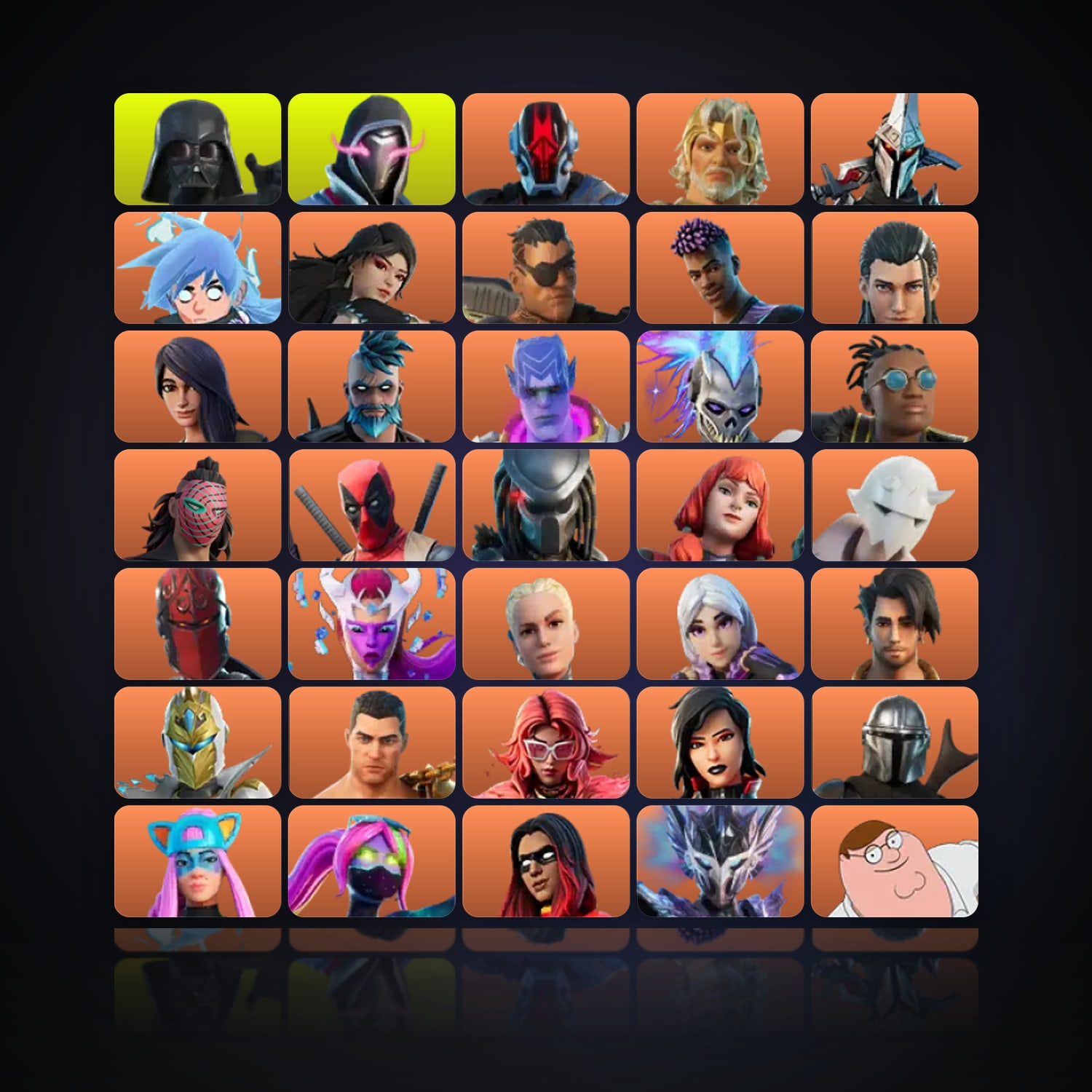 Fortnite | 337 Skins | 3.5K V-Bucks | Level 5209 | 901 Wins — HabibiAccounts