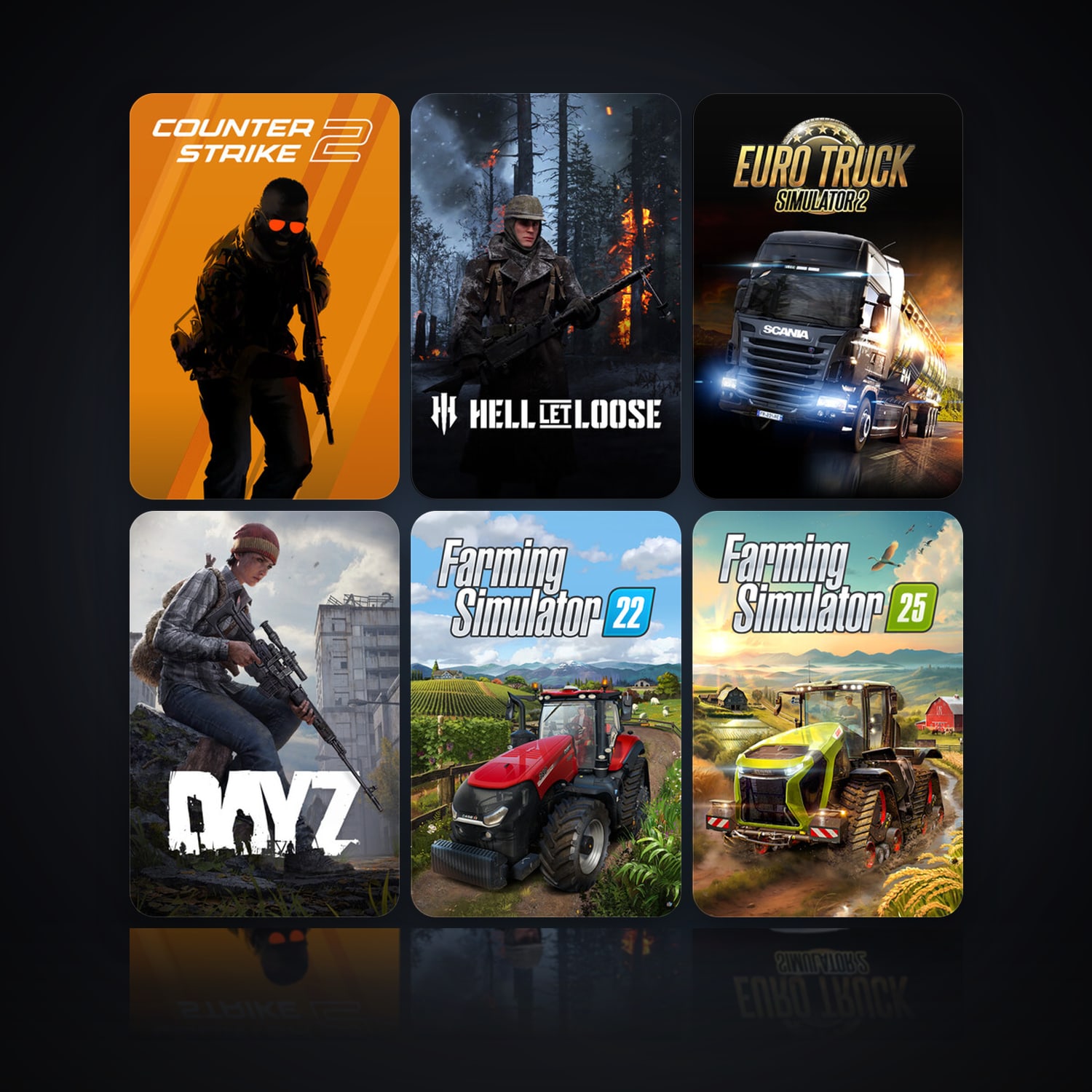 CS2 Prime + Call of Duty: Modern Warfare 2 - Multiplayer (2009), 32 games, Steam 10, clean — HabibiAccounts