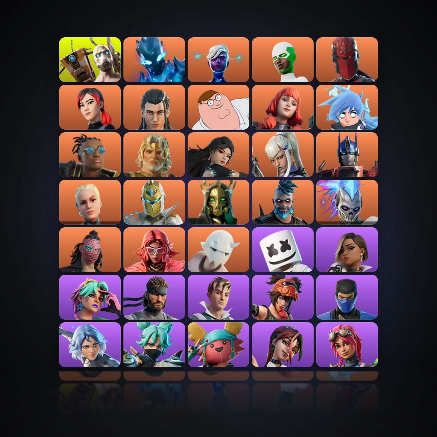 Fortnite | 187 Skins | 1.1K V-Bucks | Level 4408 | 267 Wins — HabibiAccounts
