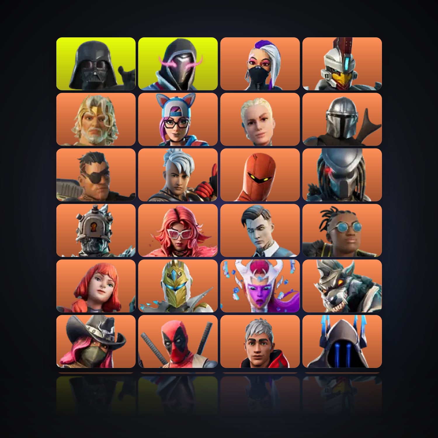 Fortnite | 200 Skins | 800 V-Bucks | Level 3223 | 400 Wins — HabibiAccounts
