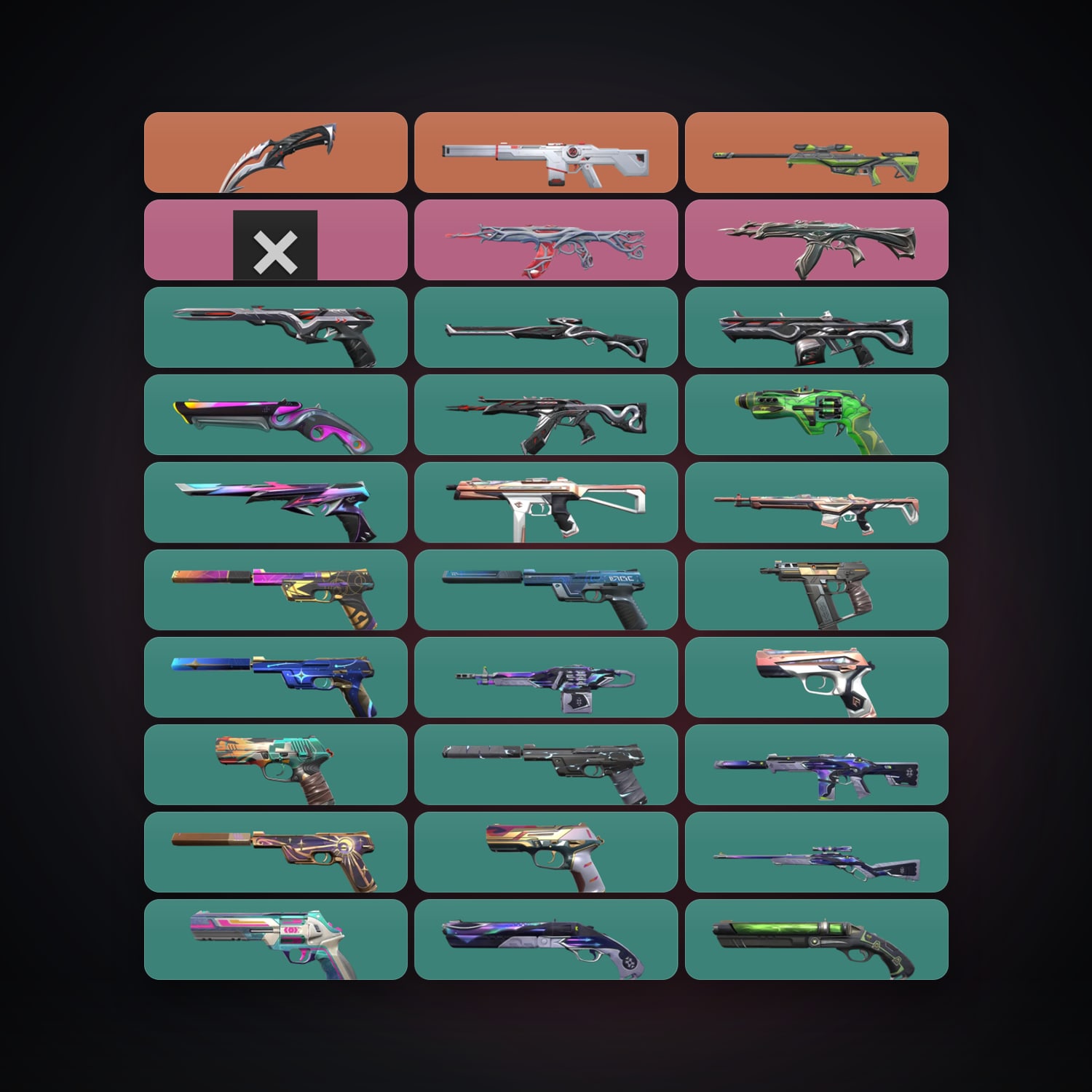 EU Plat 1 locker — 1 knives, 31 skins, lvl 229 — HabibiAccounts