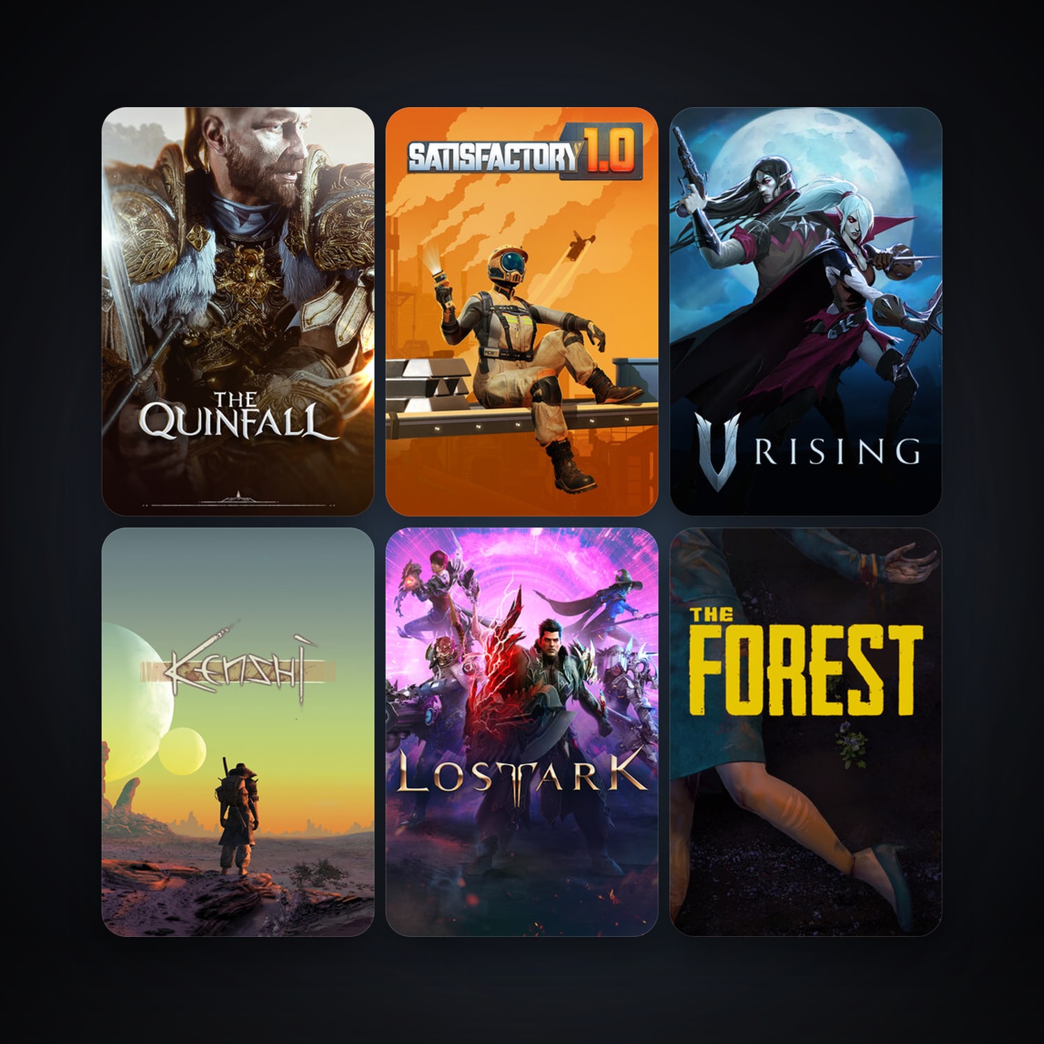 Kenshi + The Forest, 14 games, clean — HabibiAccounts