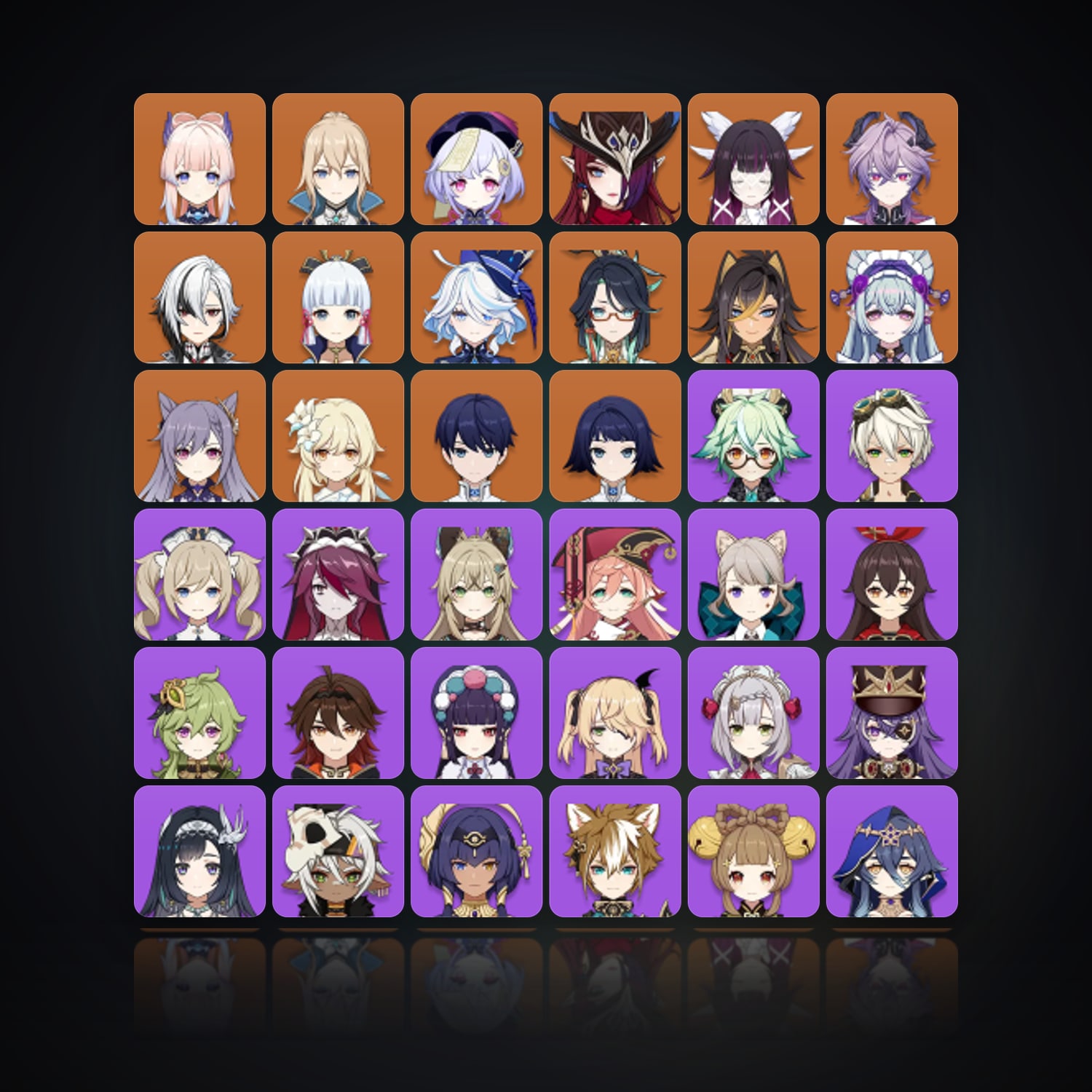 Genshin Impact | AR 56 | 59 Chars | 13× 5★ — HabibiAccounts