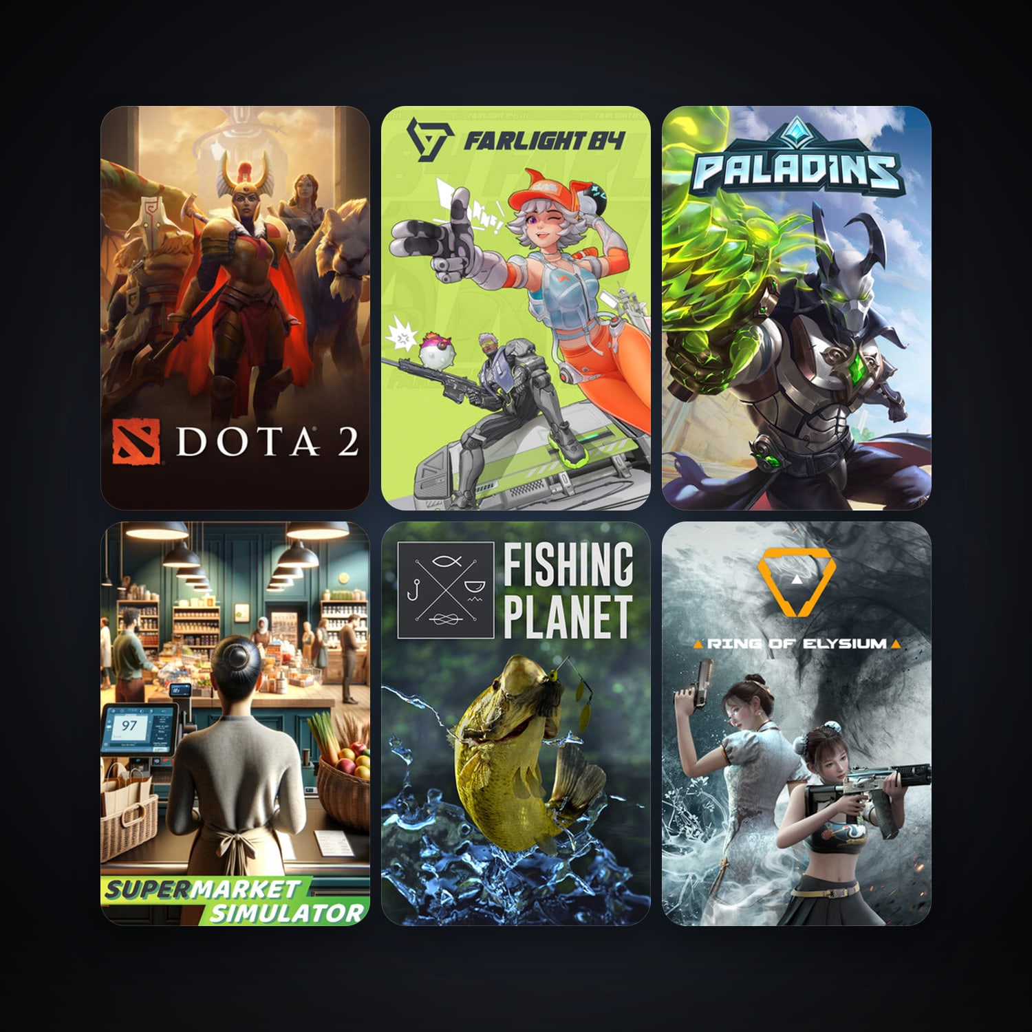 Dota 2 + Fishing Planet, 31 games, clean — HabibiAccounts