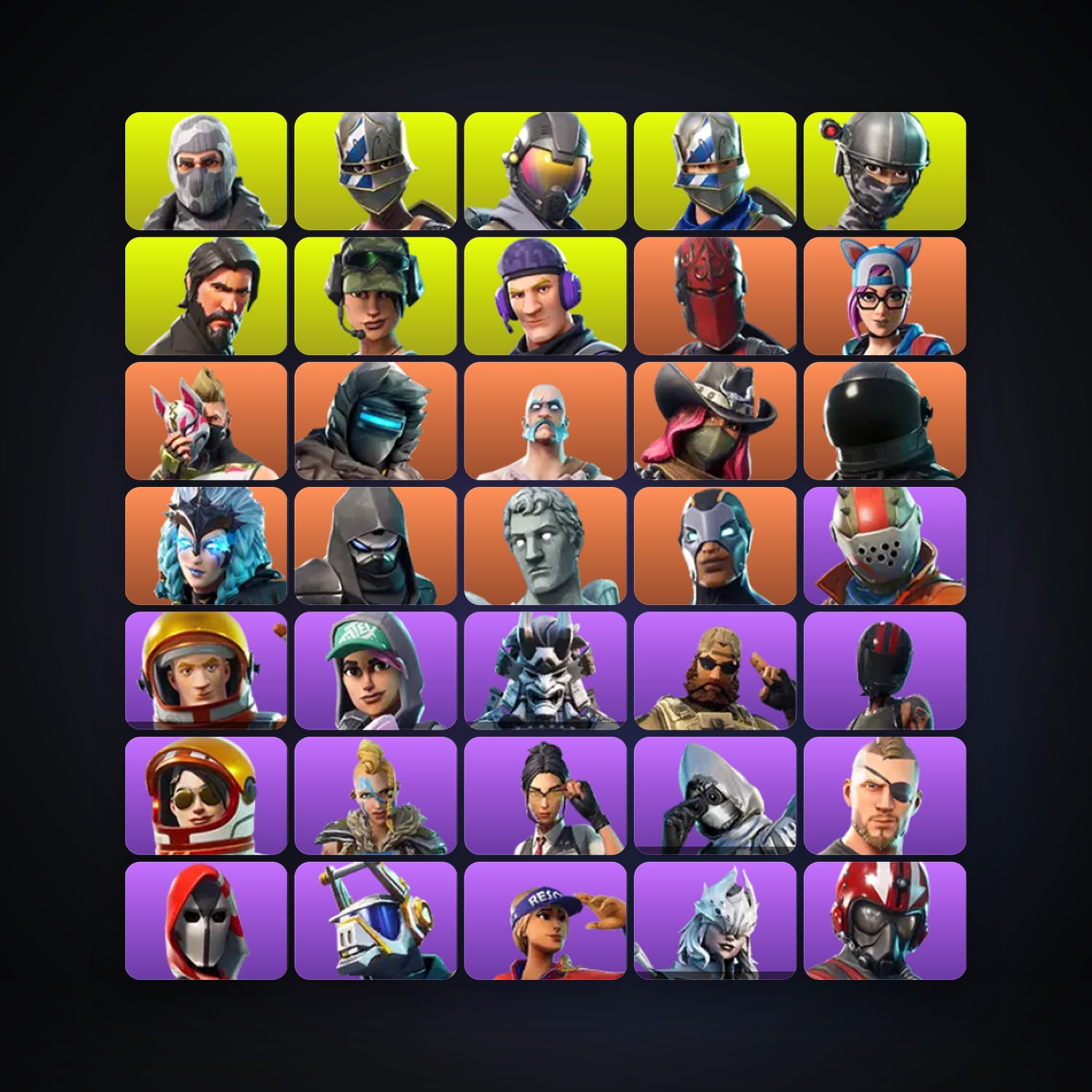 هالحساب فورتنايت، لوكر 38 سكن، 350 فيبوكس، لفل 364، 52 فوز — HabibiAccounts