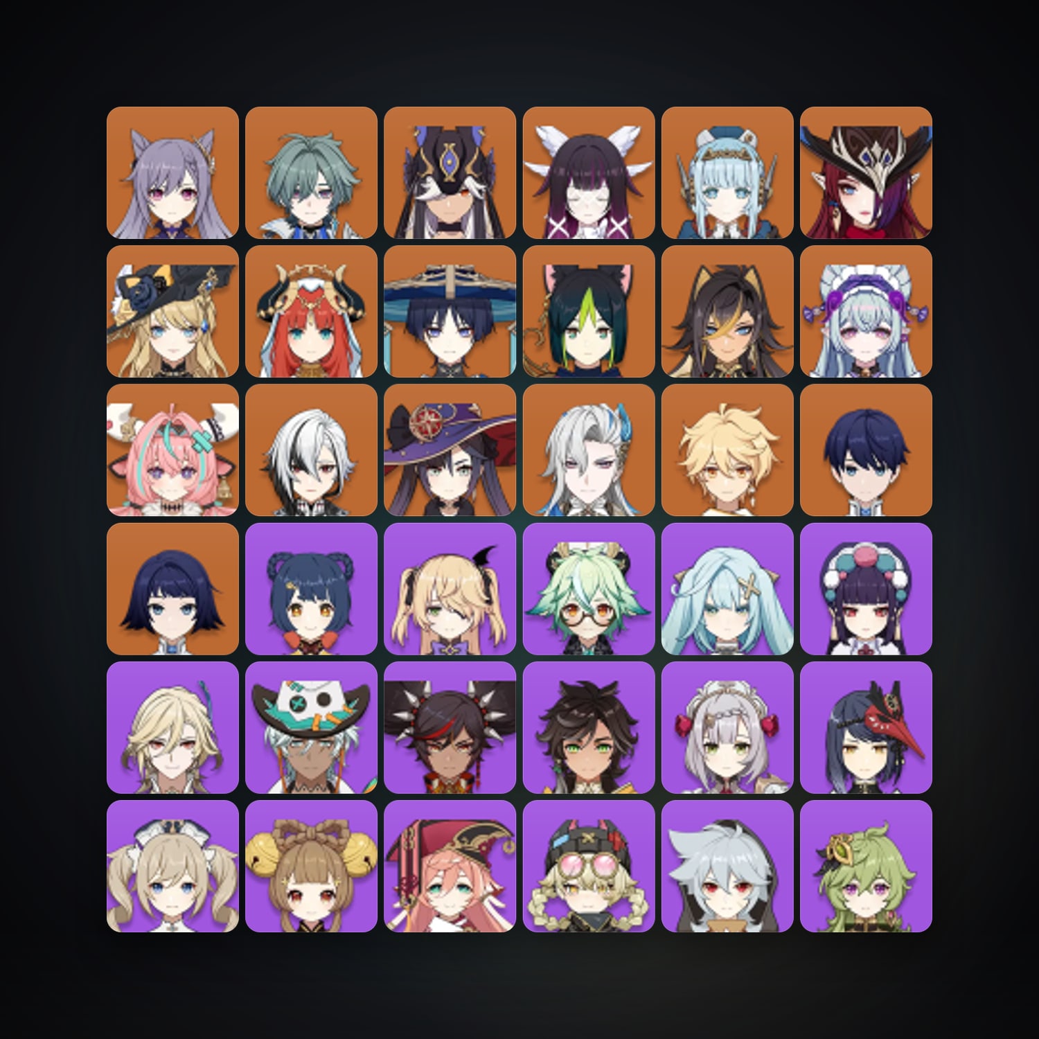 Genshin Impact | AR 56 | 66 Chars | 16× 5★ — Genshin / miHoYo Account — HabibiAccounts