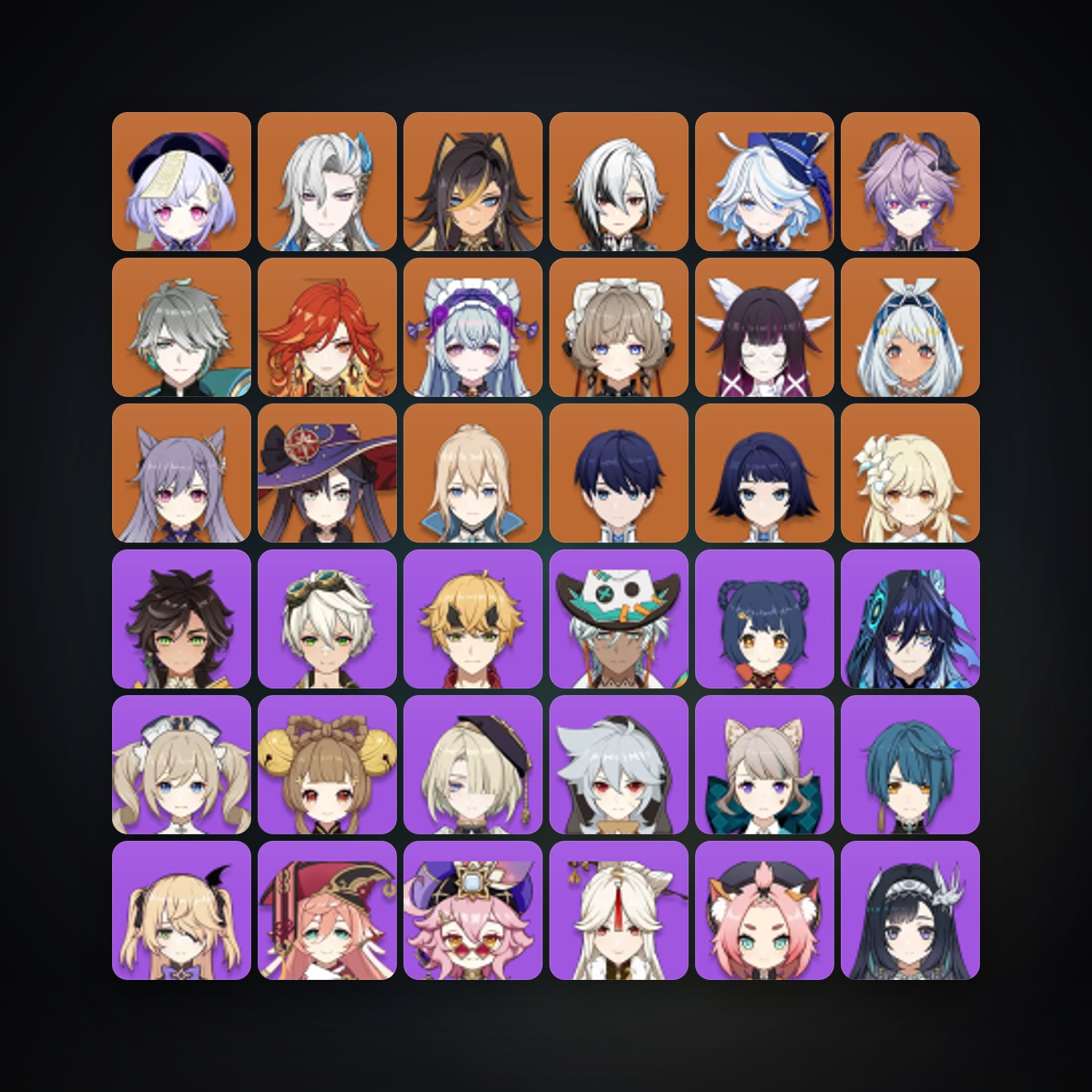 Genshin Impact | AR 57 | 65 Chars | 15× 5★ — HabibiAccounts