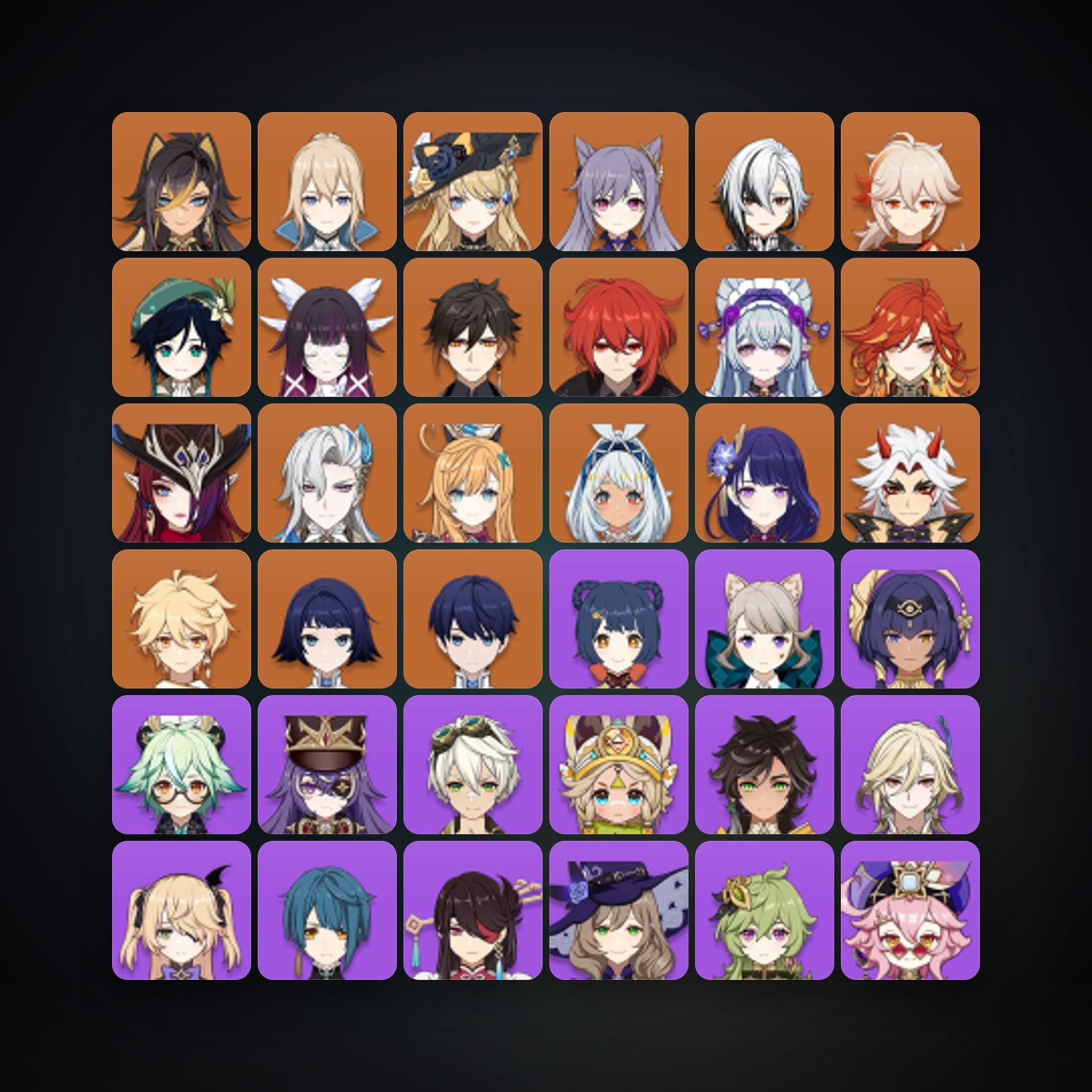 Genshin Impact | AR 59 | 68 Chars | 18× 5★ — Genshin / miHoYo Account — HabibiAccounts