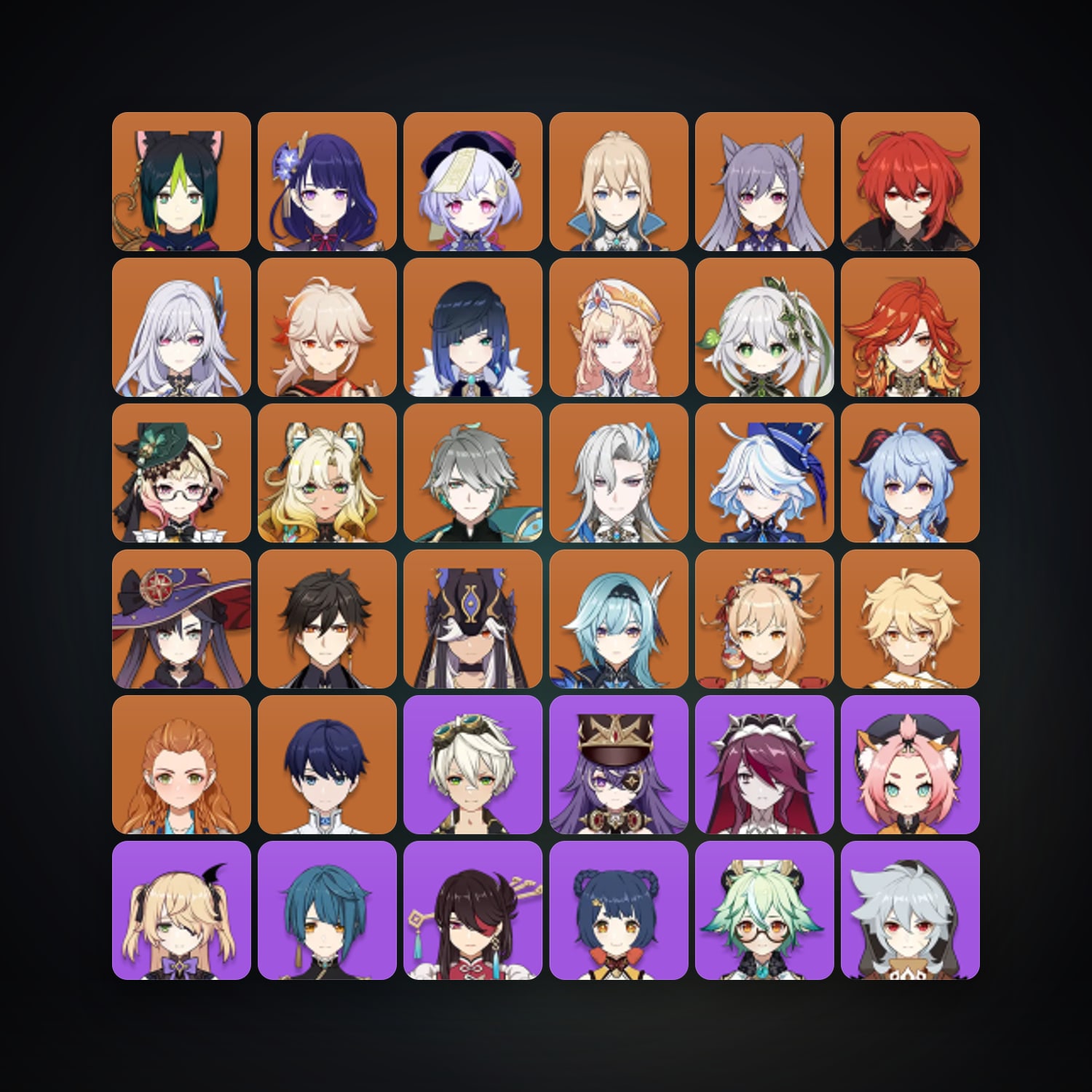 Genshin Impact | AR 60 | 70 Chars | 23× 5★ — HabibiAccounts