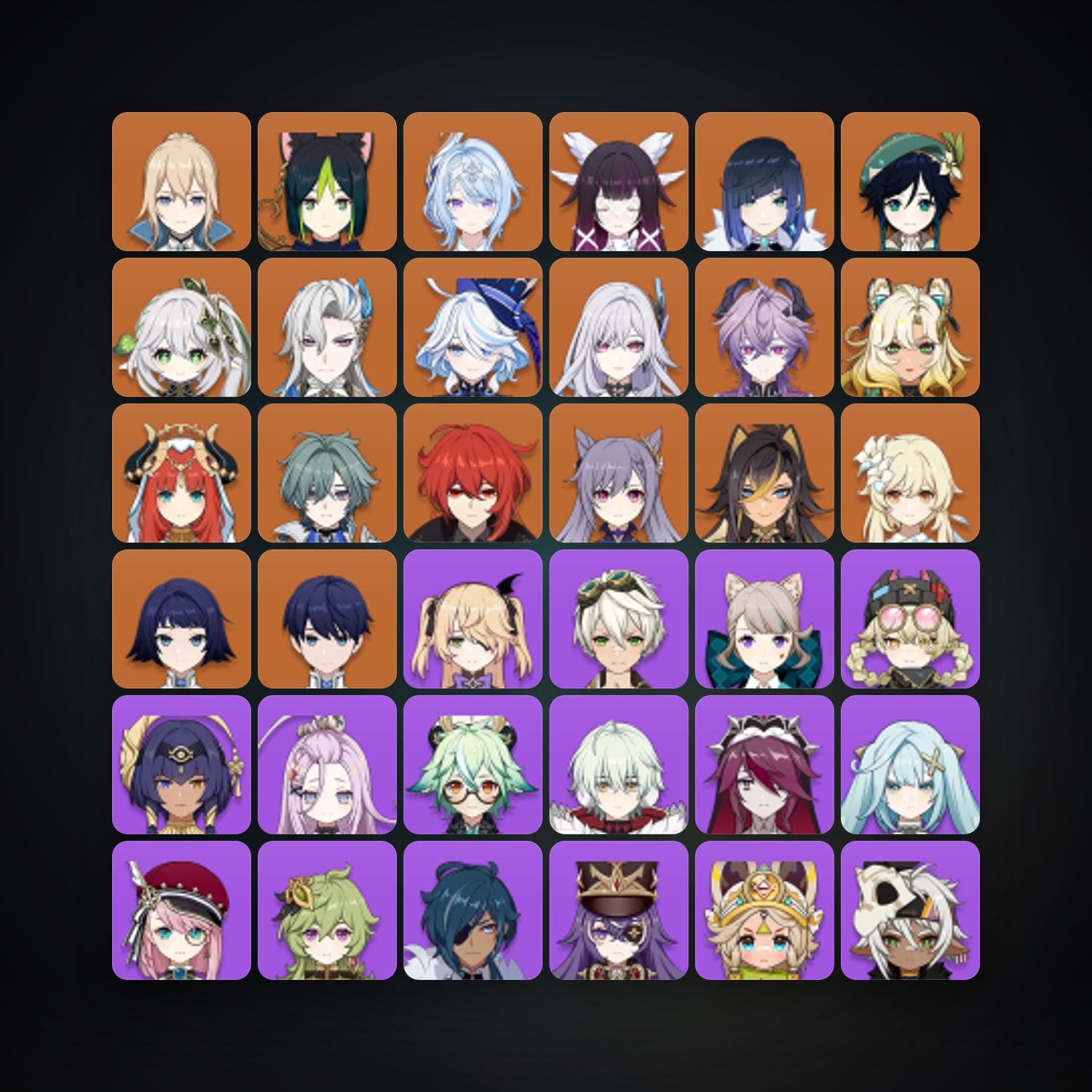 Genshin Impact | AR 58 | 68 Chars | 17× 5★ — Genshin / miHoYo Account — HabibiAccounts