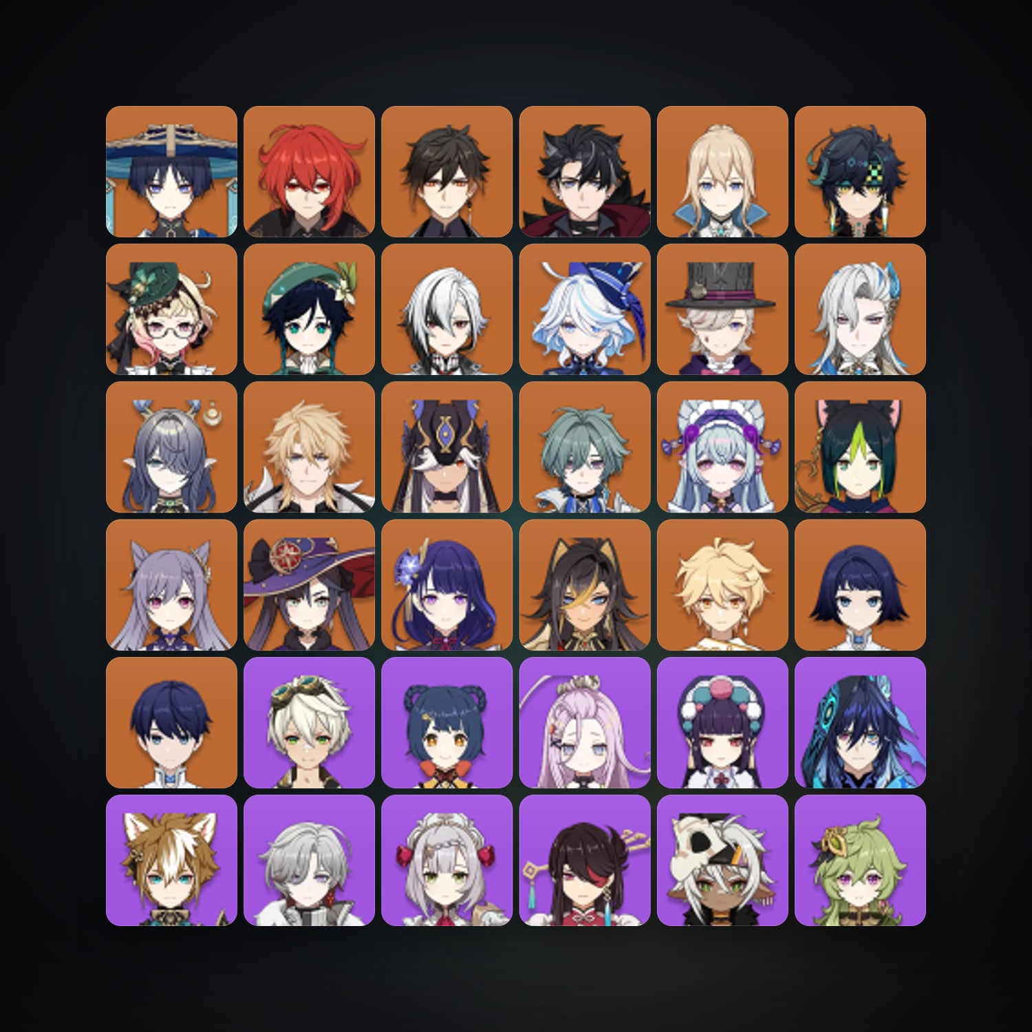 Genshin Impact | AR 60 | 74 Chars | 22× 5★ — HabibiAccounts