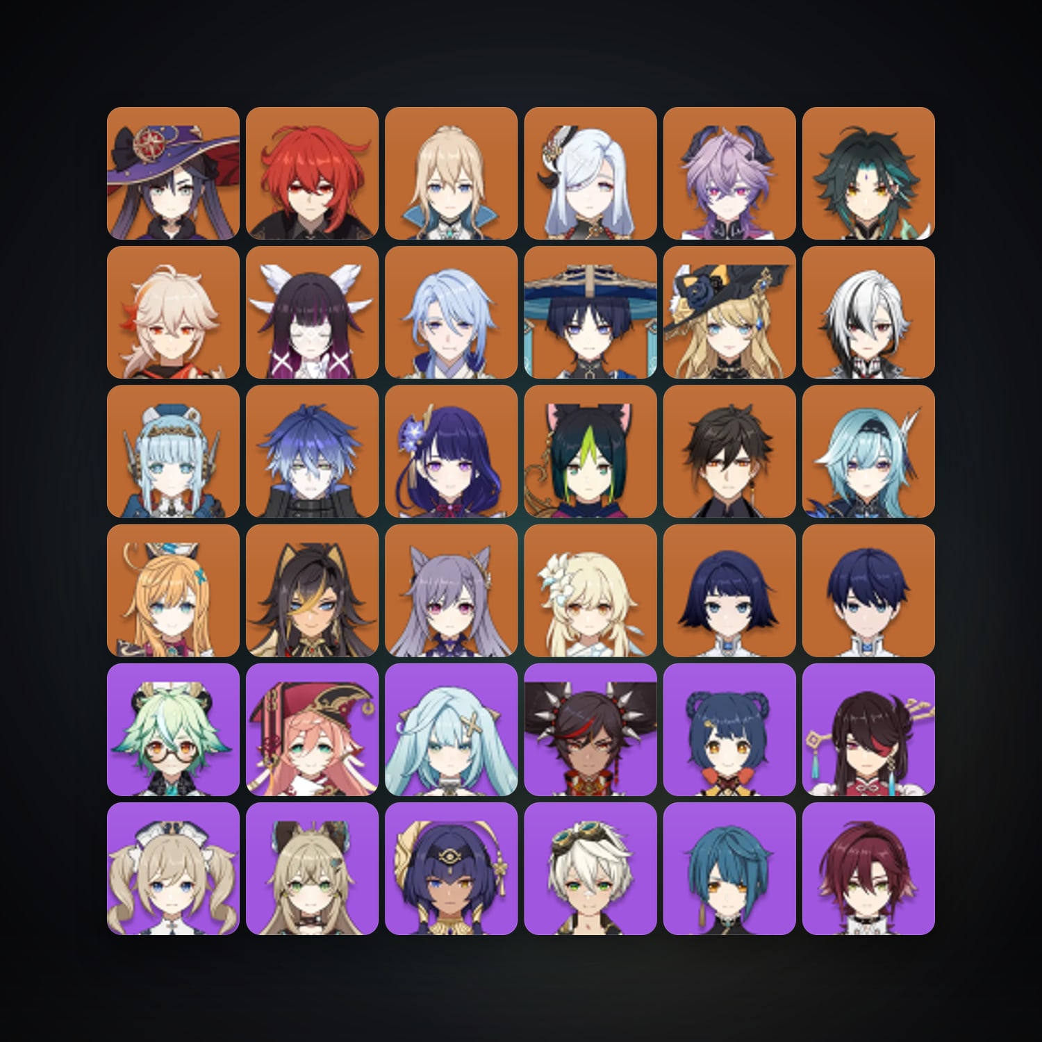 Genshin Impact | AR 59 | 74 Chars | 21× 5★ — HabibiAccounts
