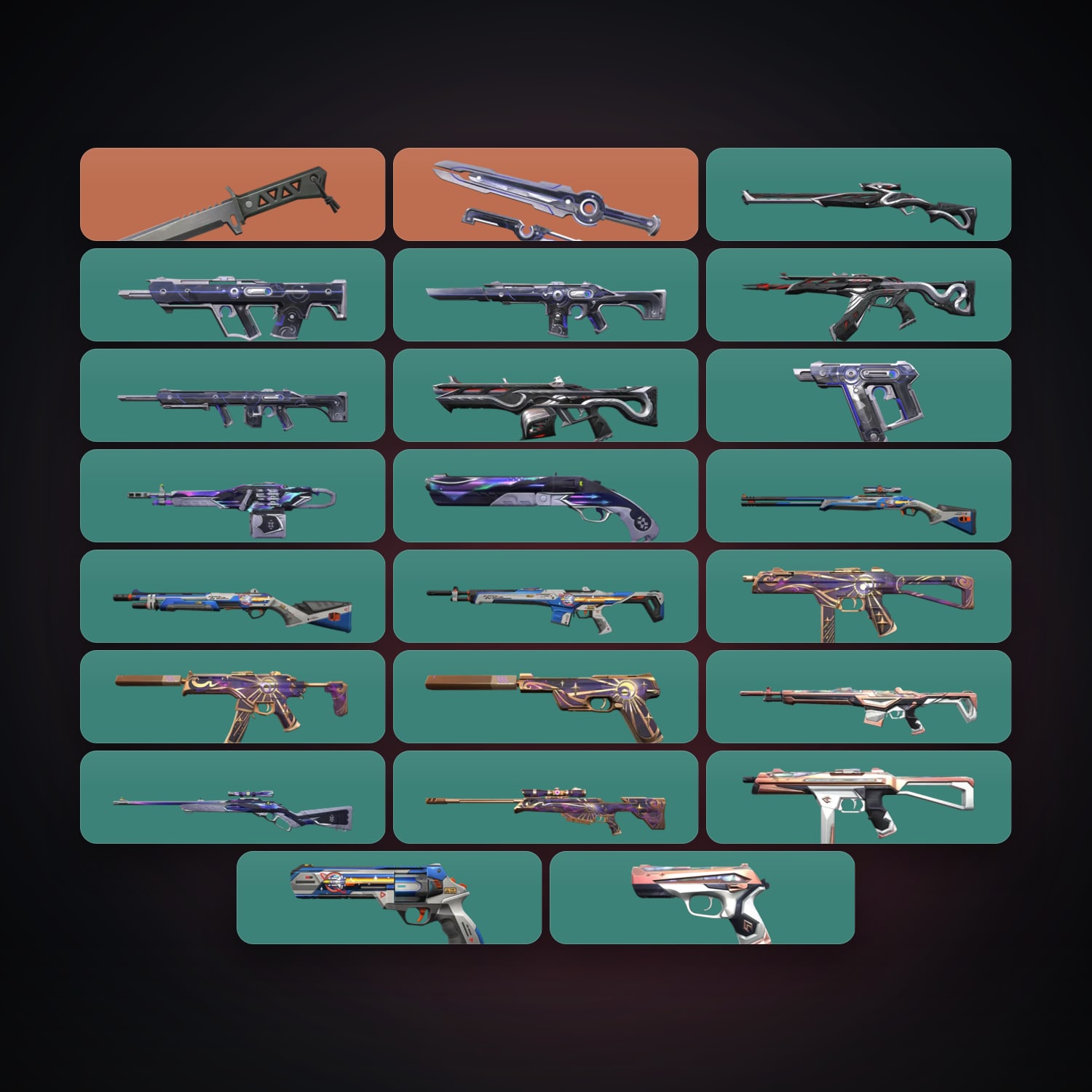 EU Bronze 1 locker — 2 knives, 23 skins, lvl 45 — HabibiAccounts