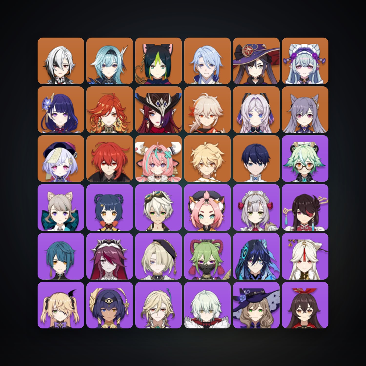 Genshin Impact | AR 58 | 58 Chars | 15× 5★ — Genshin / miHoYo Account · 259230340 — HabibiAccounts