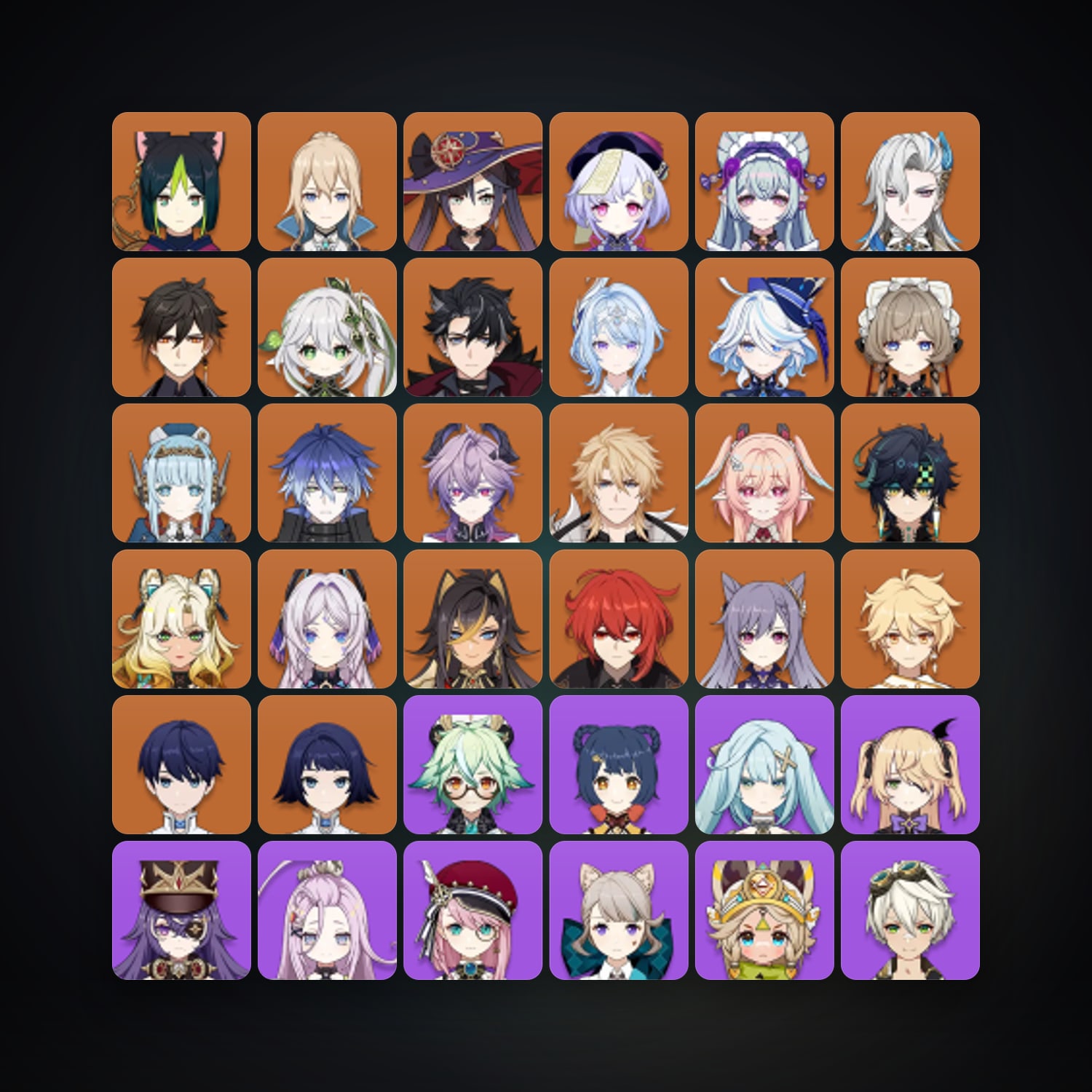 جينشن إمباكت | AR 60 | 73 شخصية | 23× 5★ — HabibiAccounts