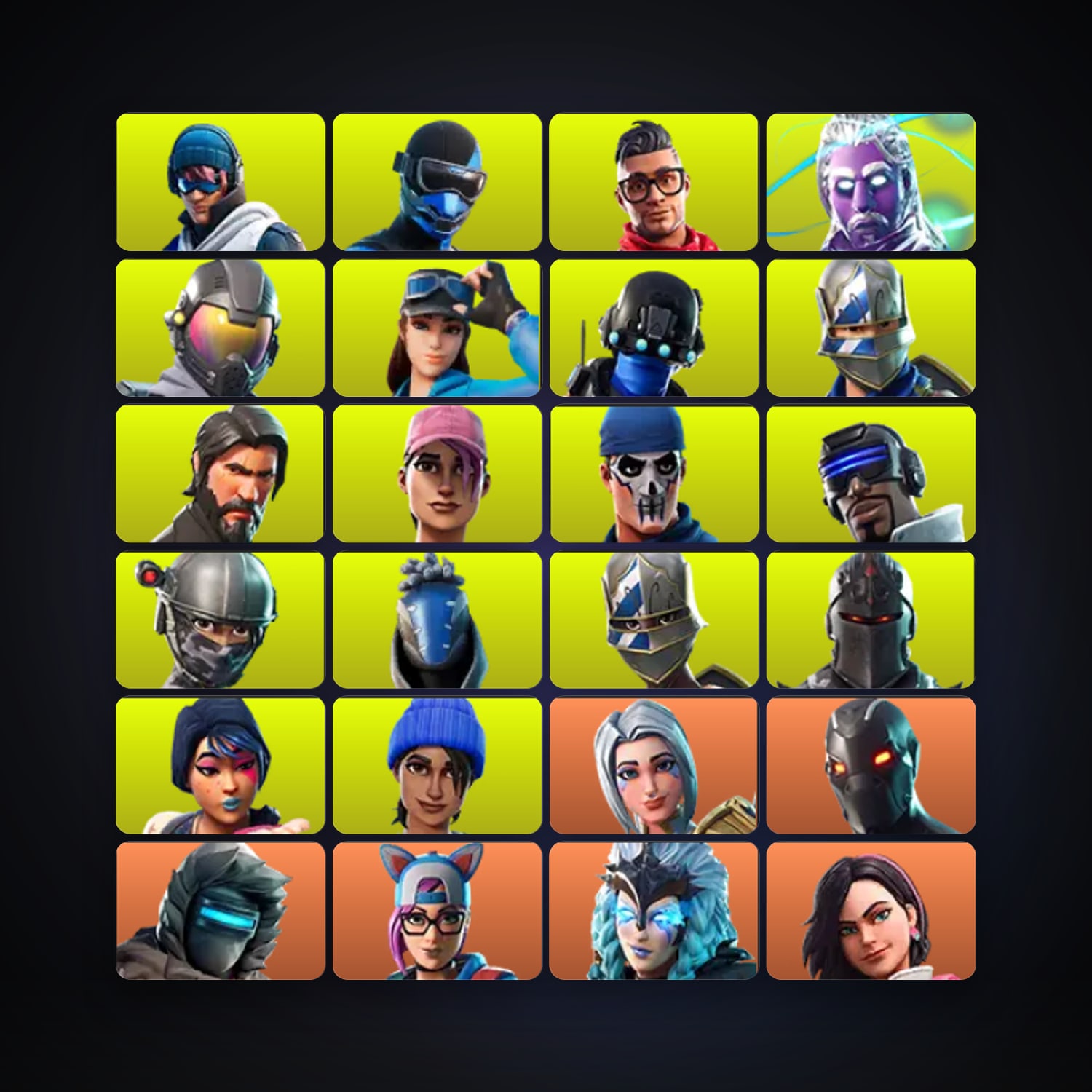 فورتنايت | 414 سكن | 1.7K فيبوكس | لفل 3030 | 861 فوز — HabibiAccounts