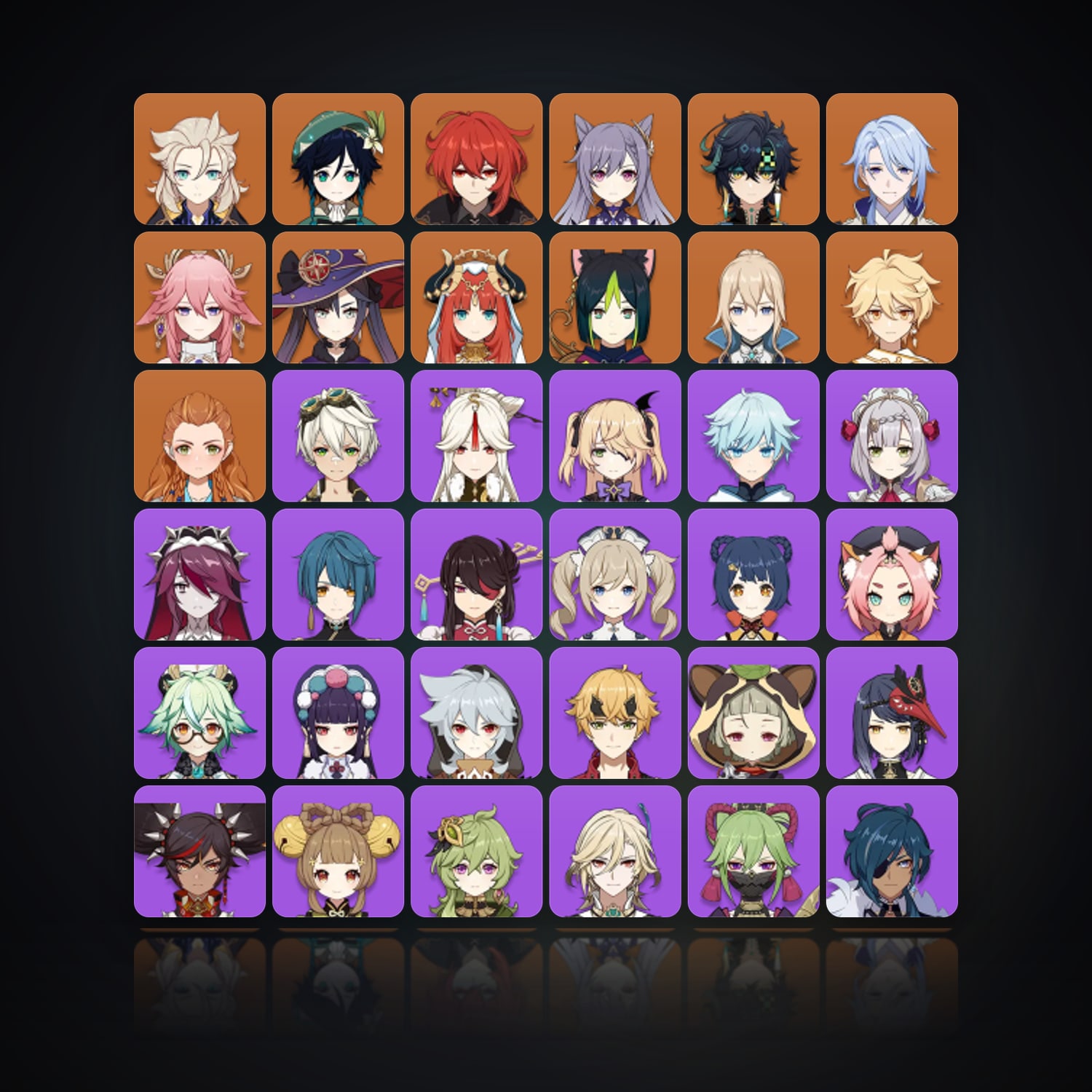 Genshin Impact | AR 55 | 47 Chars | 11× 5★ — HabibiAccounts