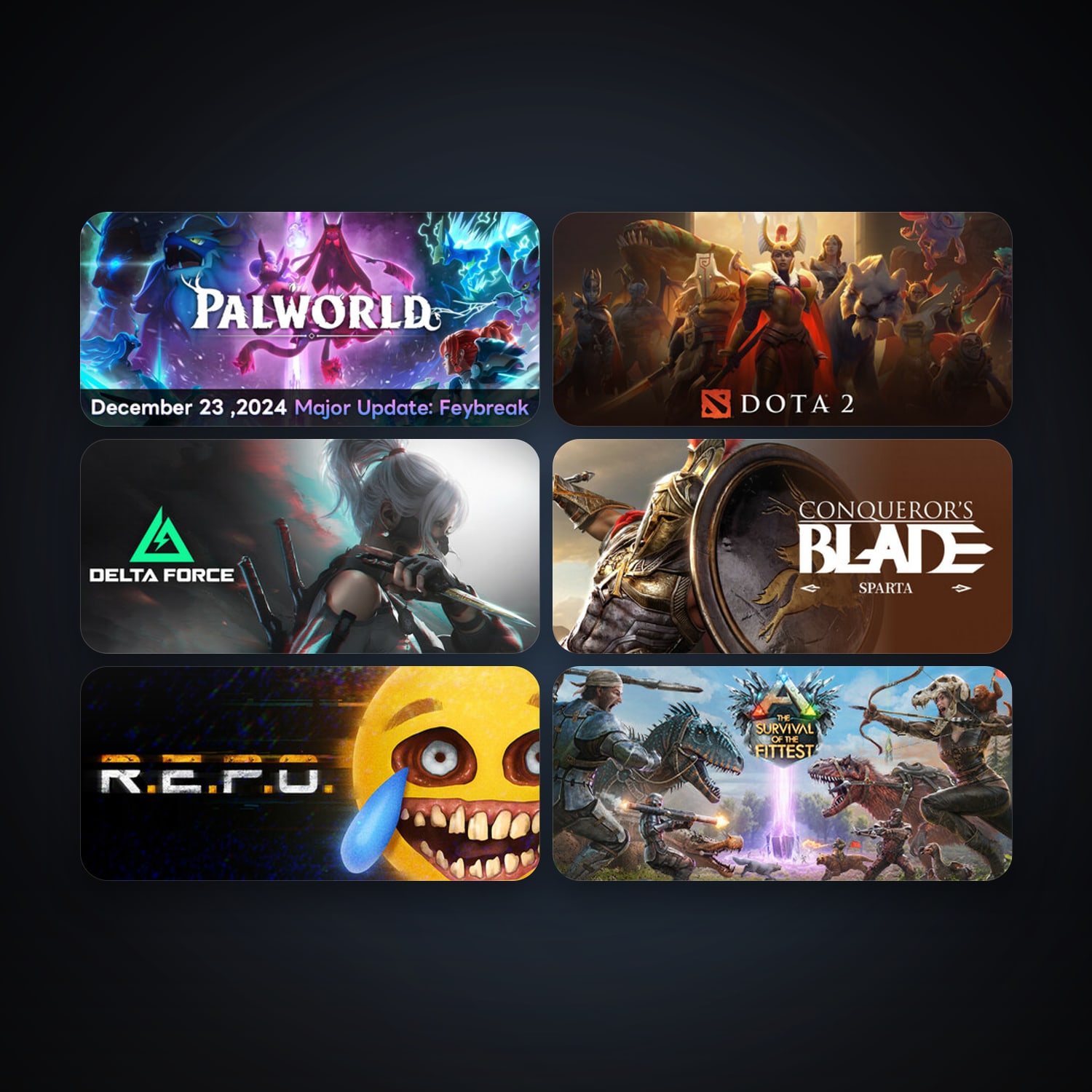 Dota 2 + ARK: The Survival Of The Fittest, 7 games, clean — HabibiAccounts
