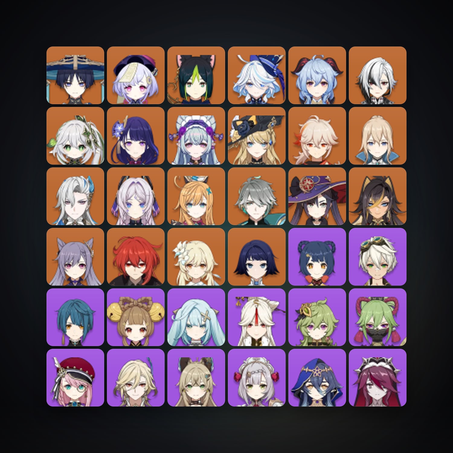 جينشن إمباكت | AR 59 | 64 شخصية | 20× 5★ — HabibiAccounts