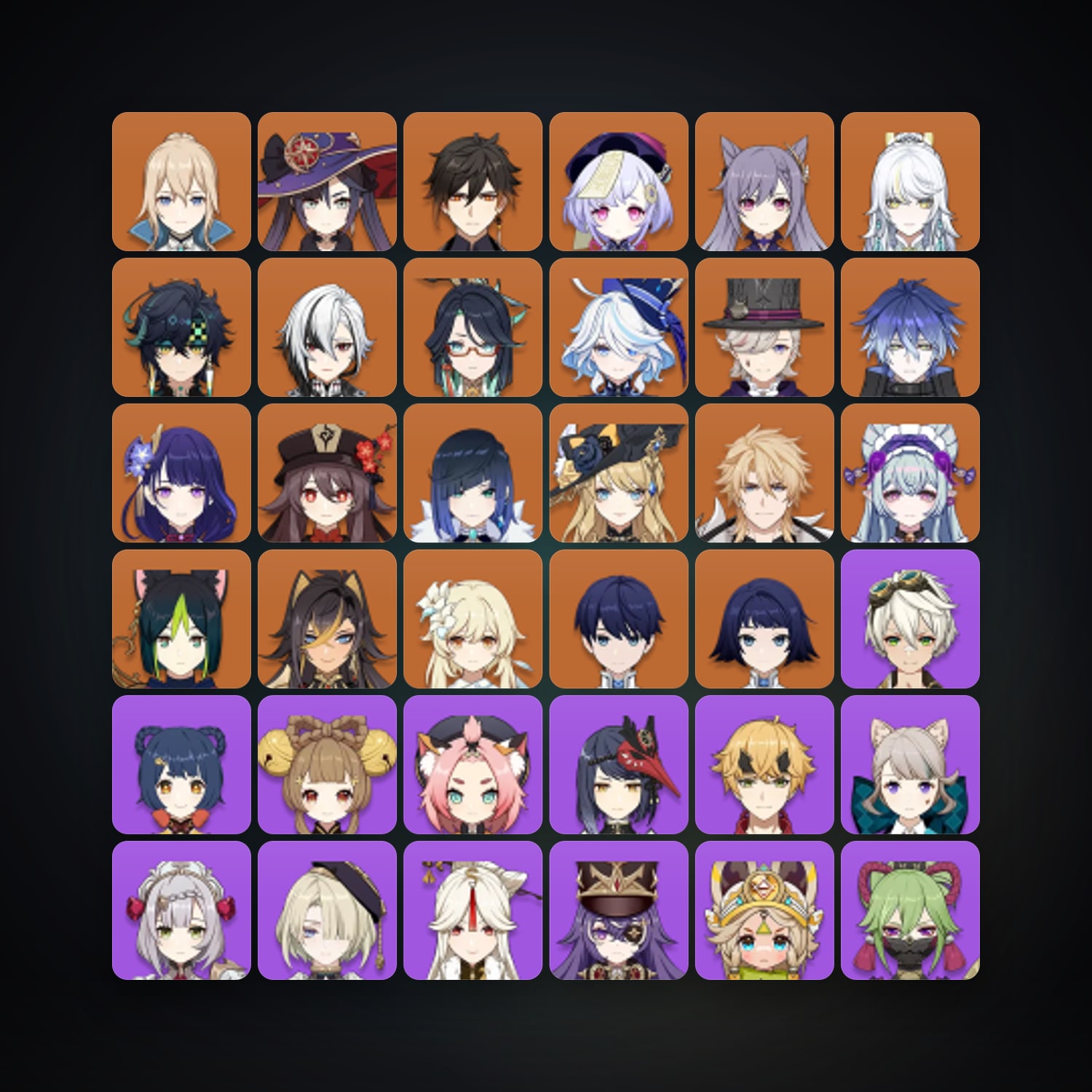 Genshin Impact | AR 58 | 67 Chars | 20× 5★ — HabibiAccounts