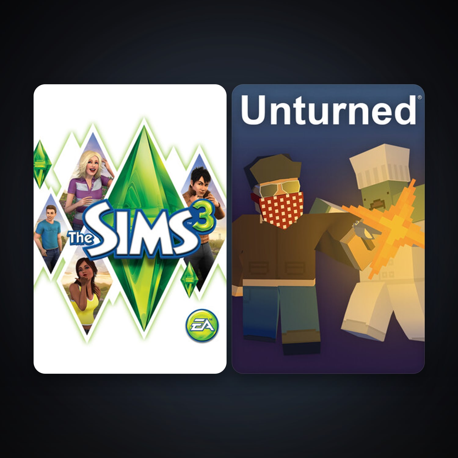 The Sims 3 & Unturned — HabibiAccounts