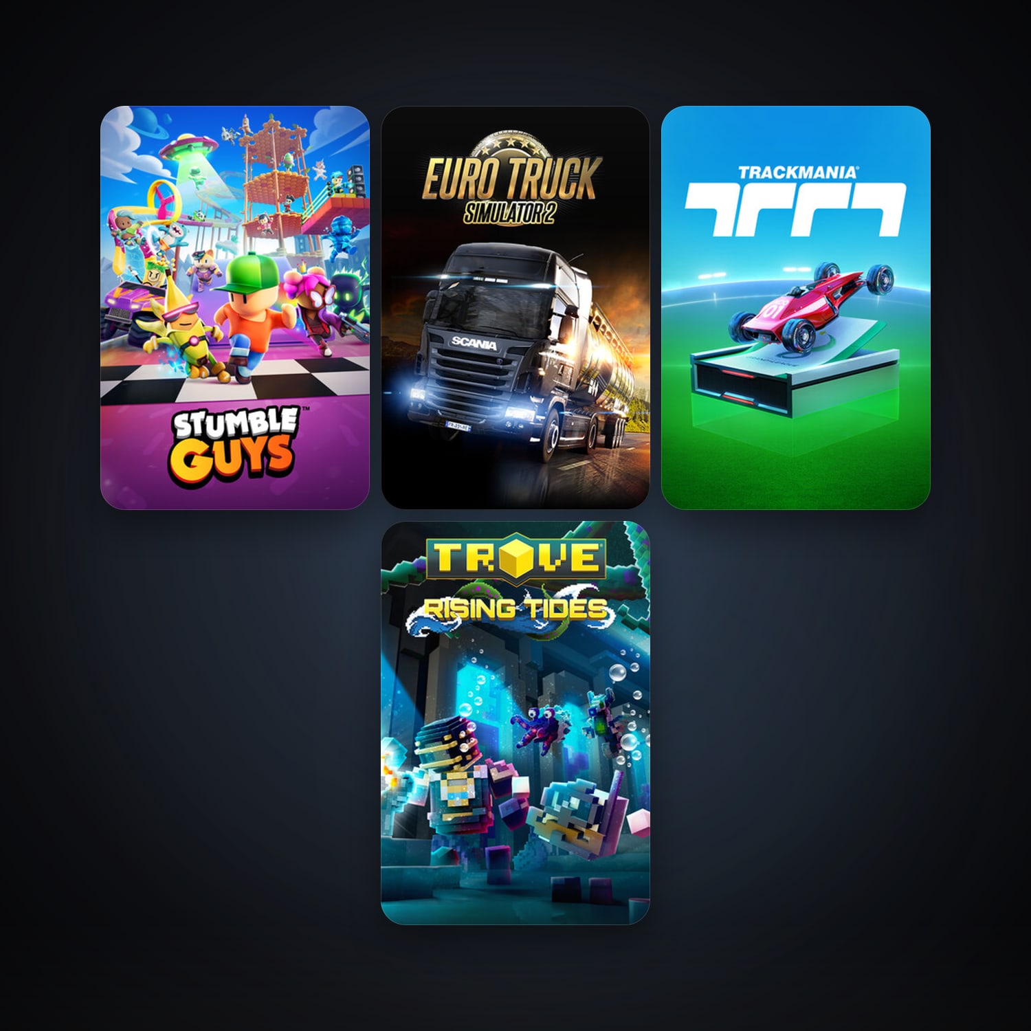 Free CS2 (No Prime) + Euro Truck Simulator 2, 7 games, clean — HabibiAccounts
