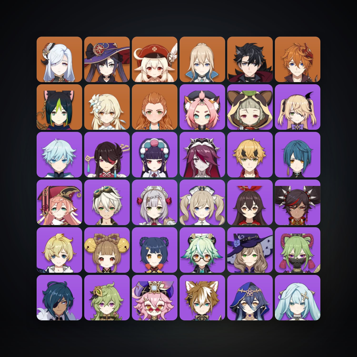 Genshin Impact | AR 55 | 38 Chars | 7× 5★ — Genshin / miHoYo Account — HabibiAccounts